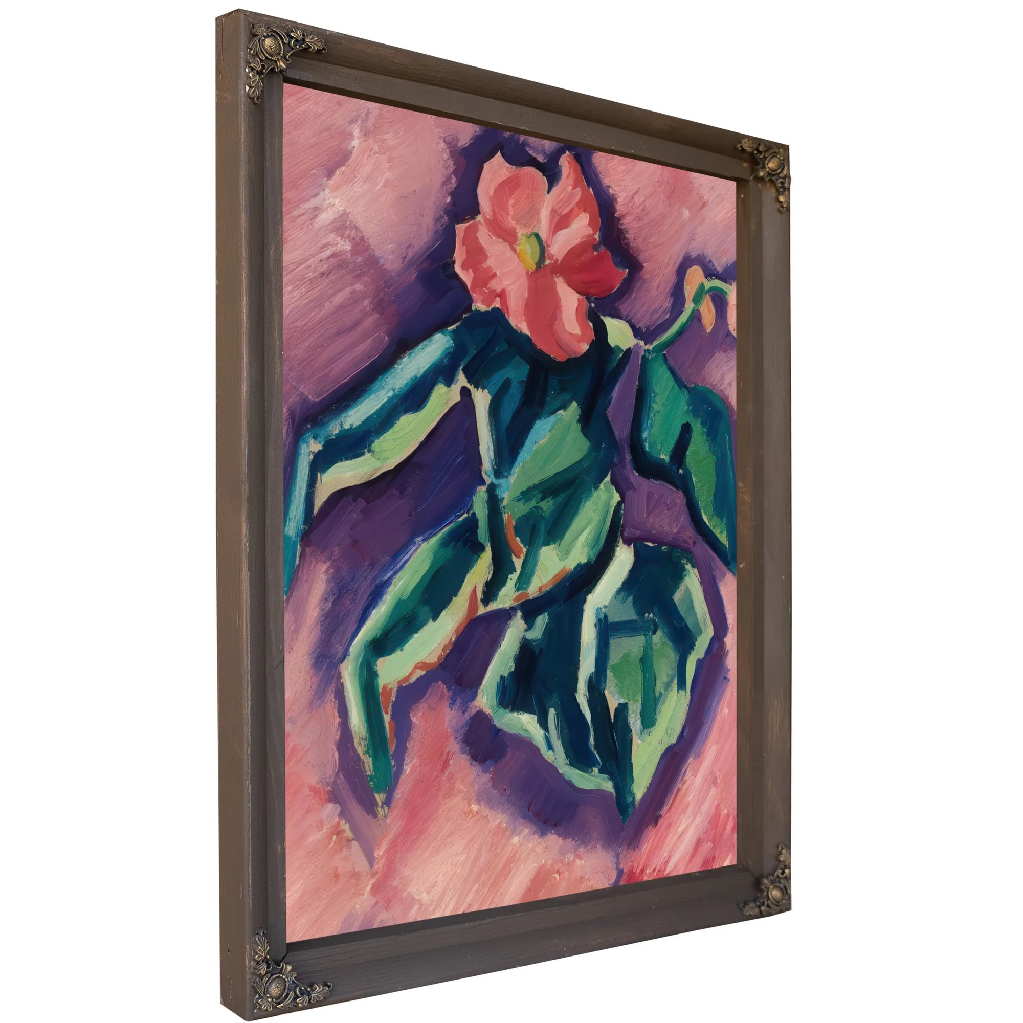 Pink Begonias By Marsden Hartley Fine Art Print