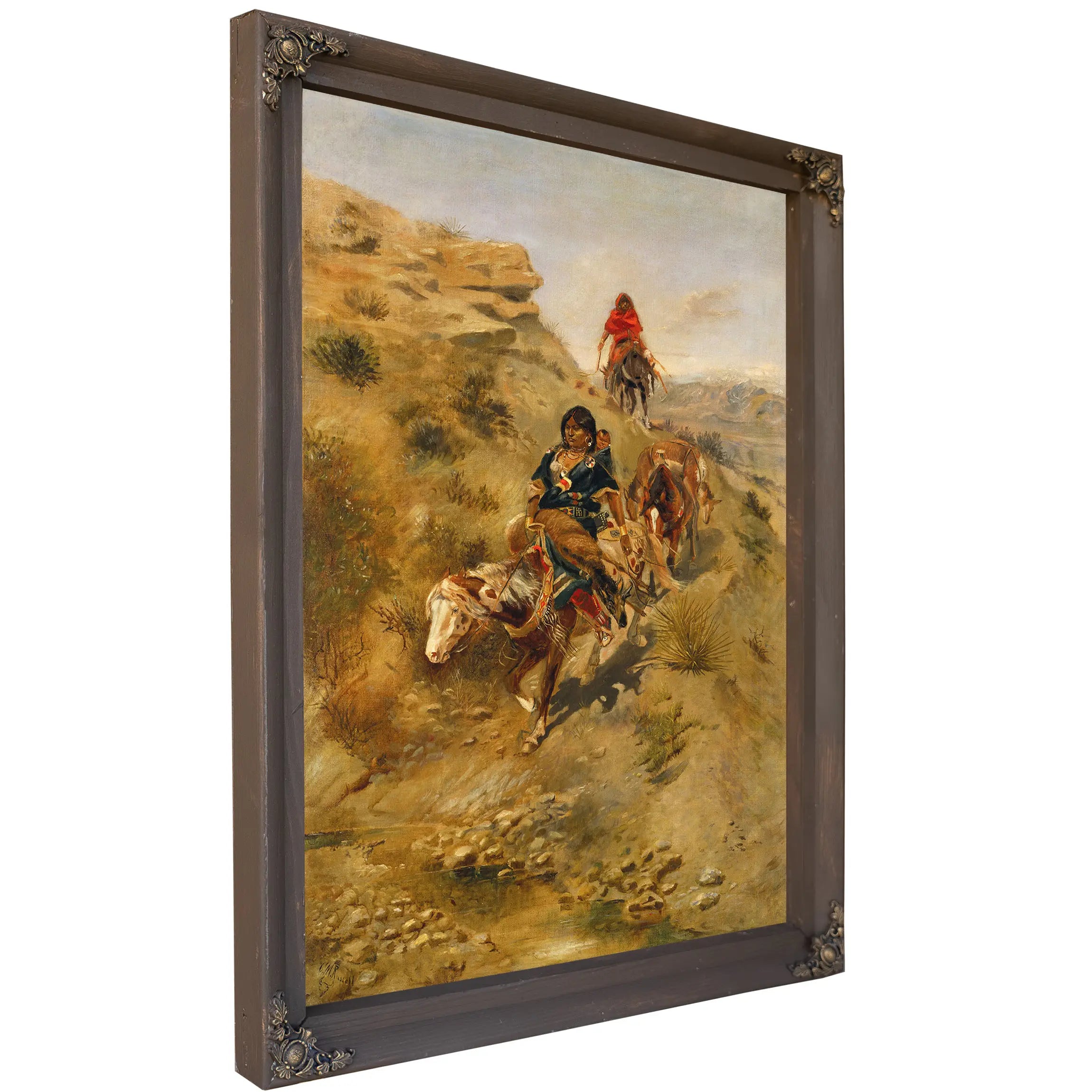 Bringing Home The Meat by Charles Marion Russell