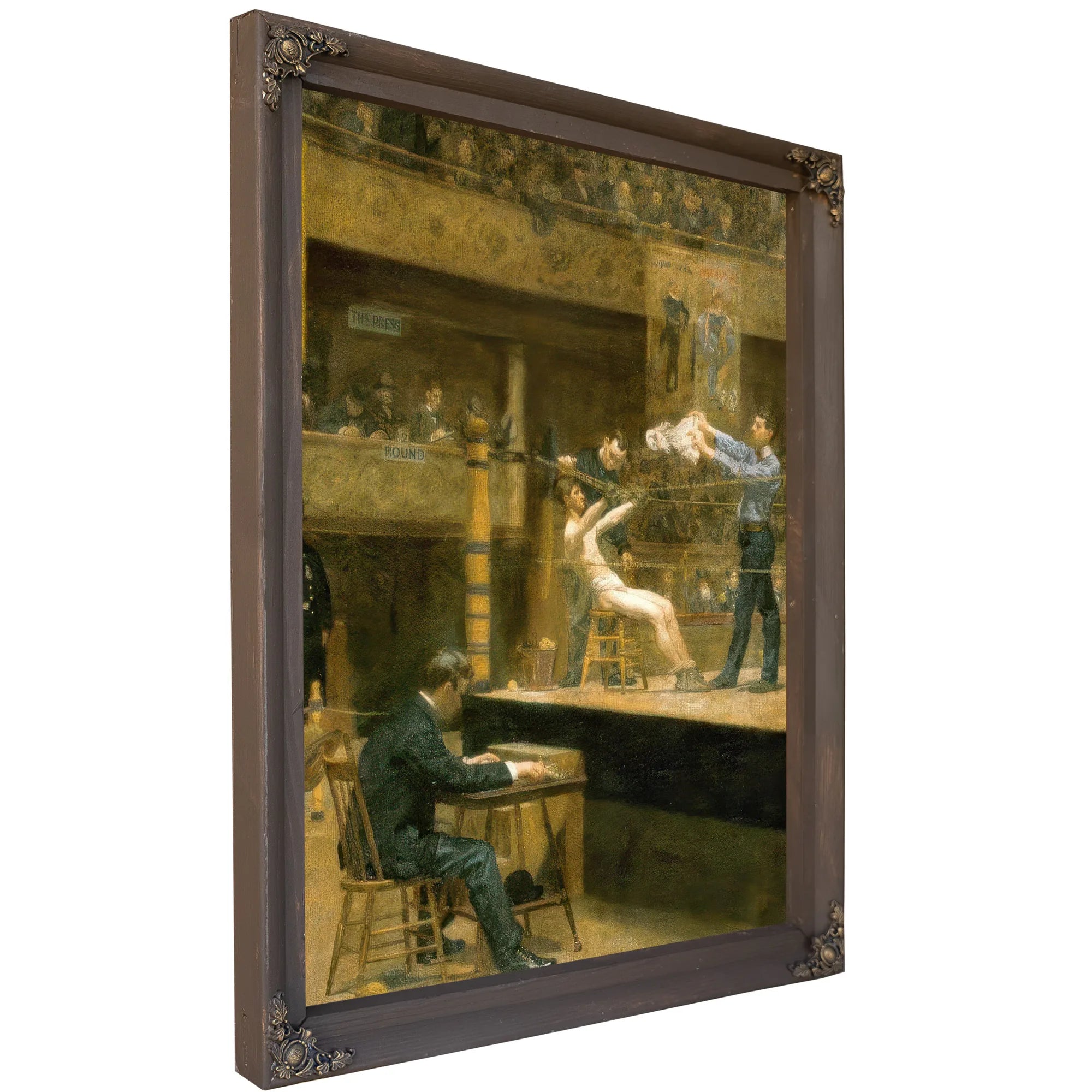 Between Rounds By Thomas Eakins Fine Art Print
