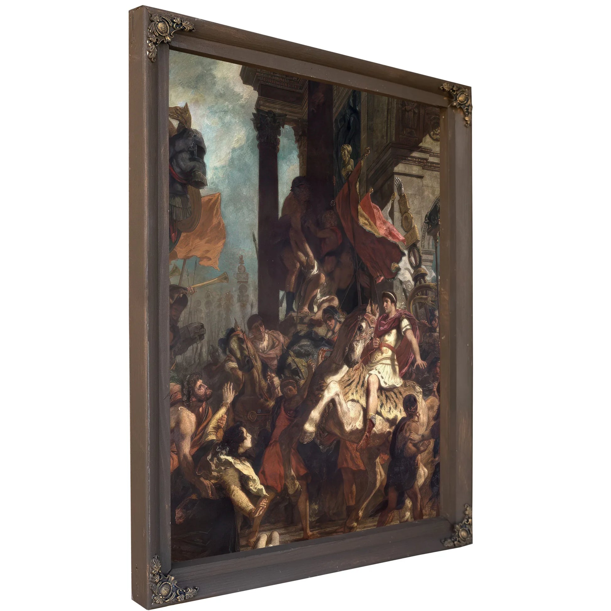 The Justice Of Trajan (53 117) By Ferdinand Victor Eugene Delacroix Fine Art Print
