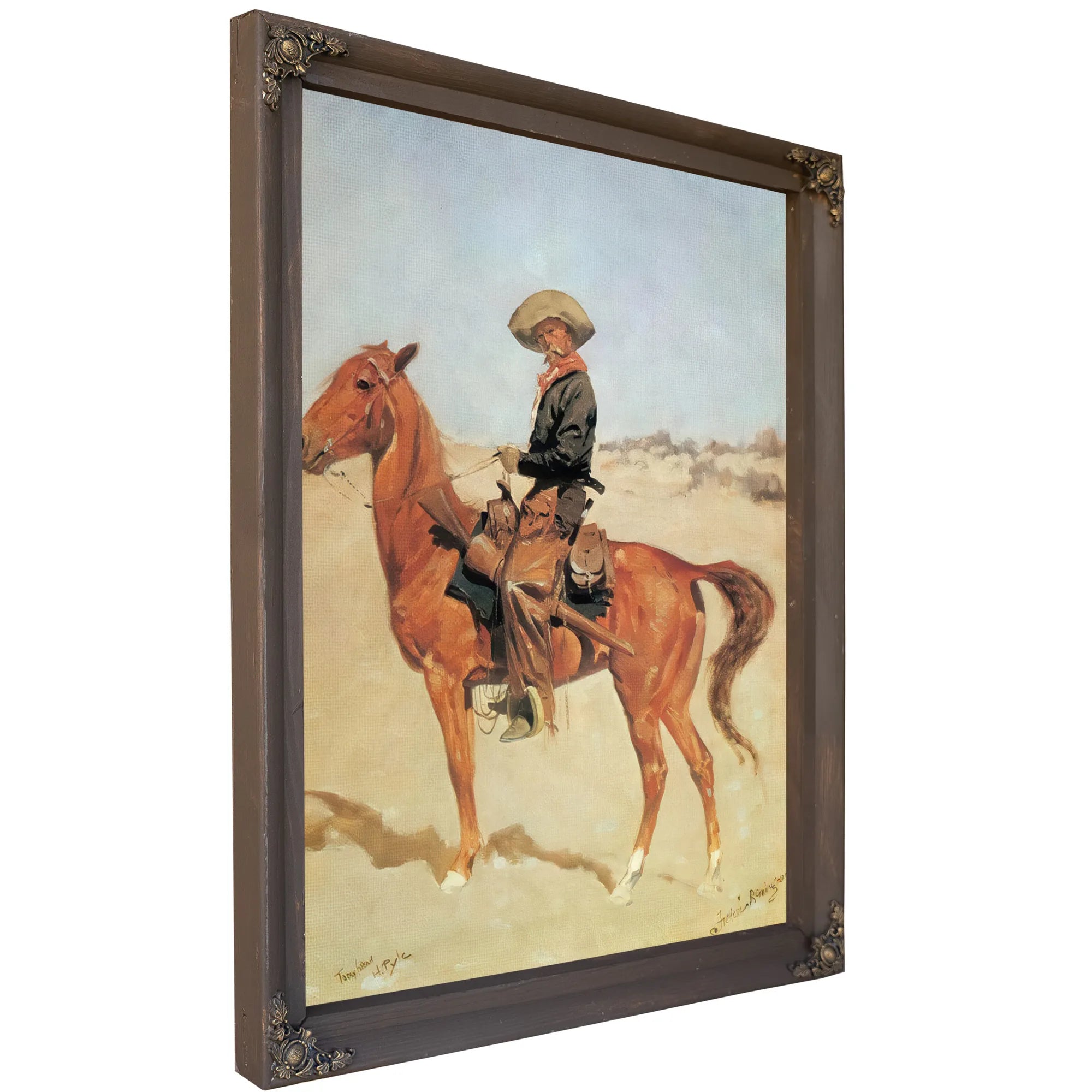 The Puncher By Frederic Remington Fine Art Print