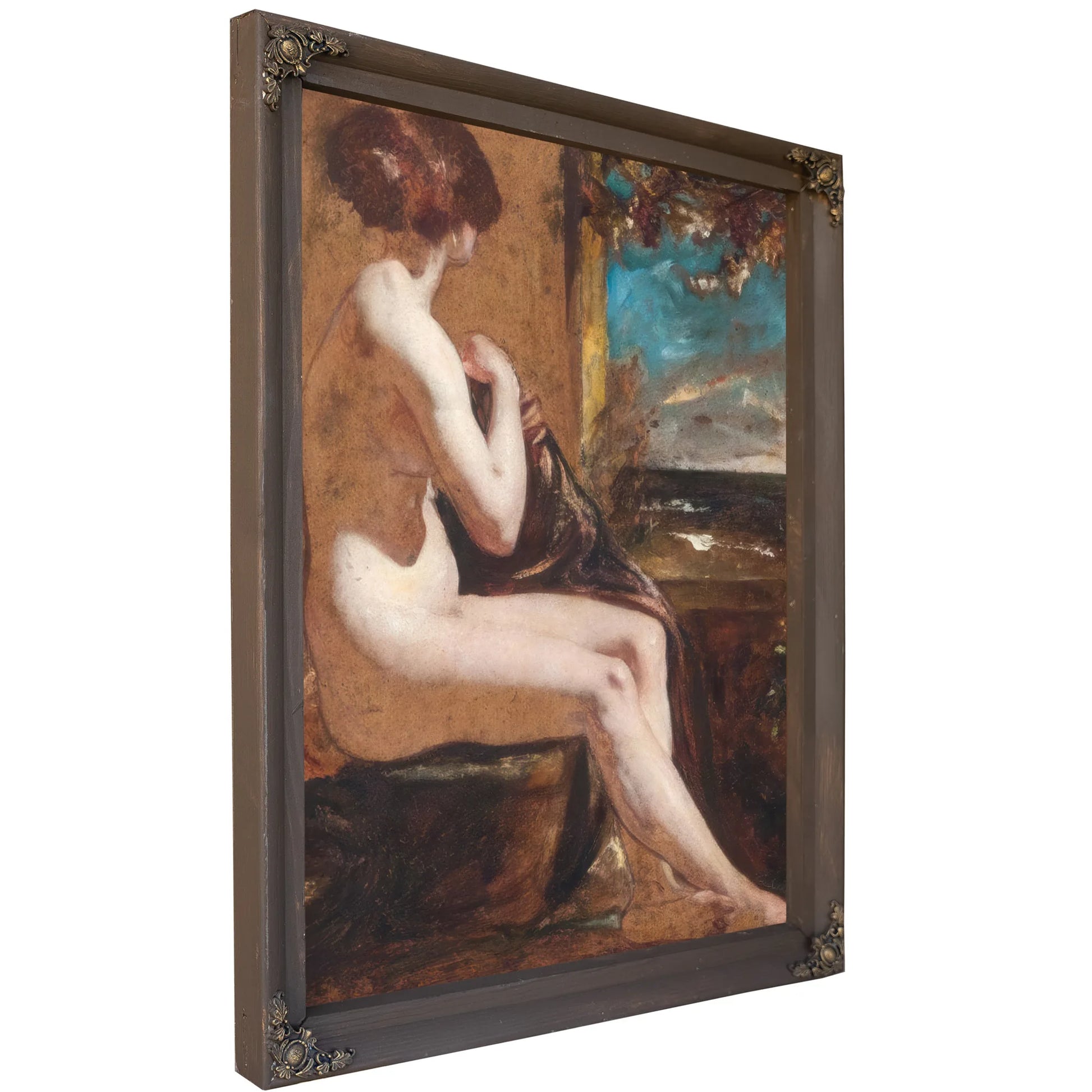 Hero Waiting For Leander By William Etty Fine Art Print