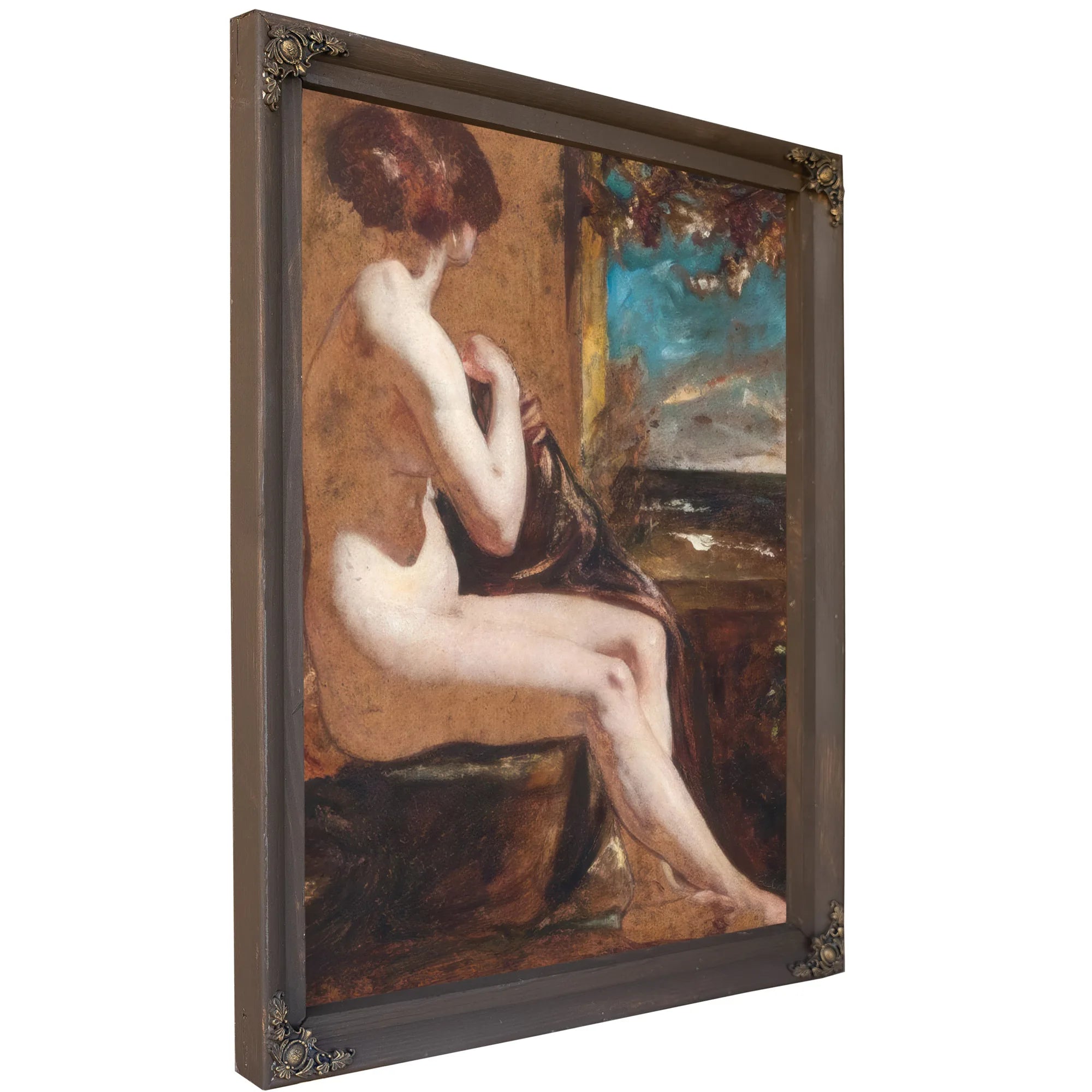 Hero Waiting For Leander By William Etty Fine Art Print