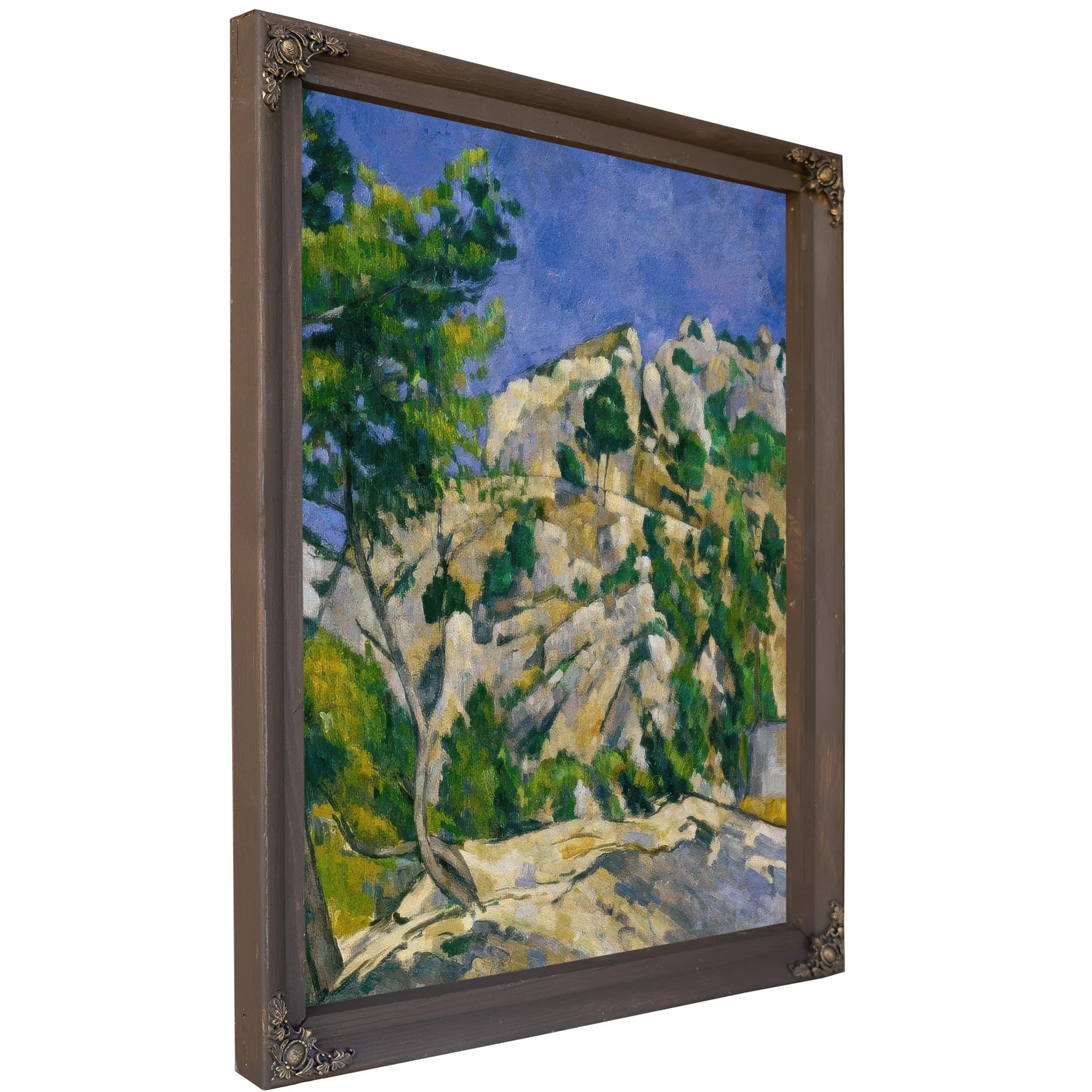 Bottom Of The Ravine By Paul Cezanne Fine Art Print