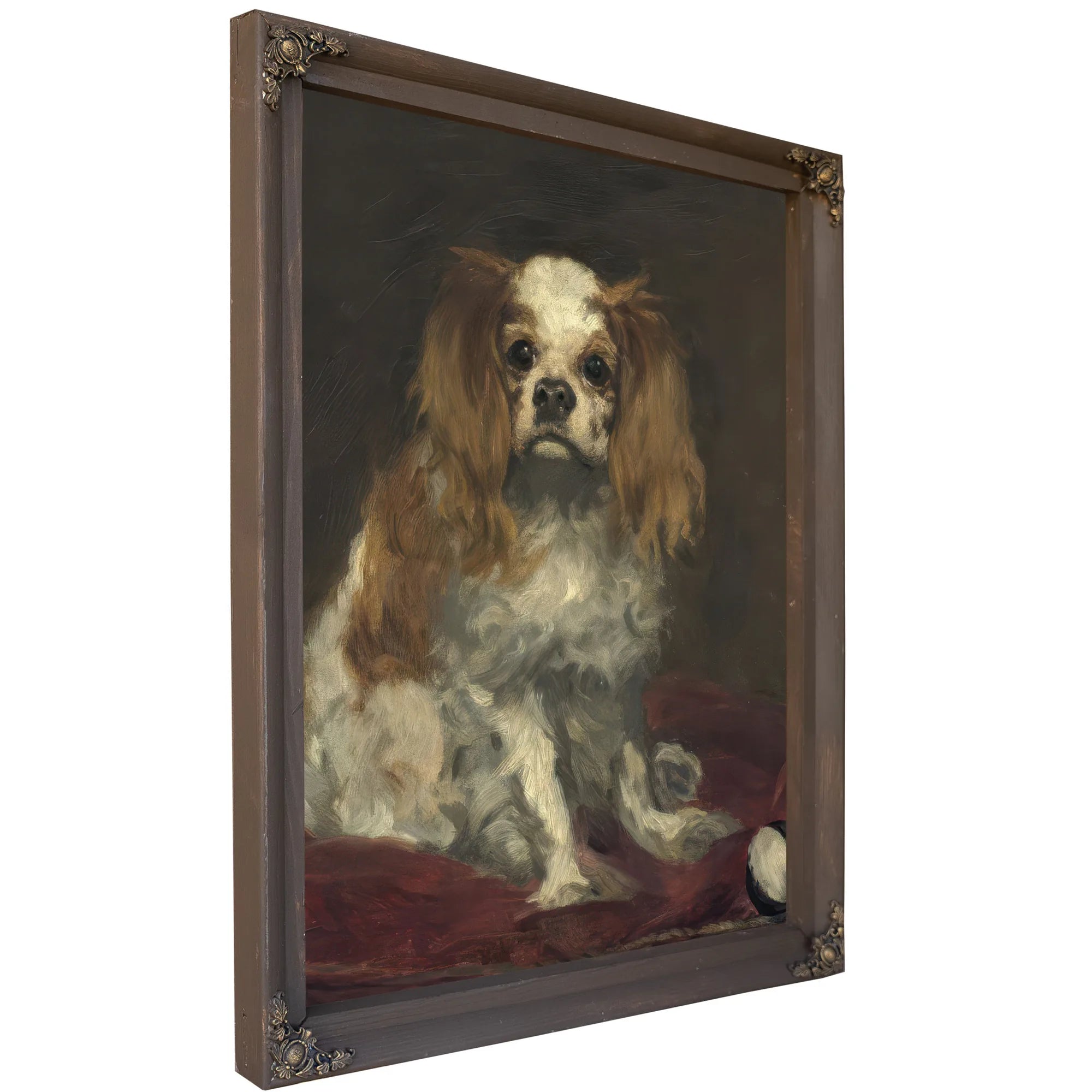 A King Charles Spaniel By Edouard Manet Fine Art Print