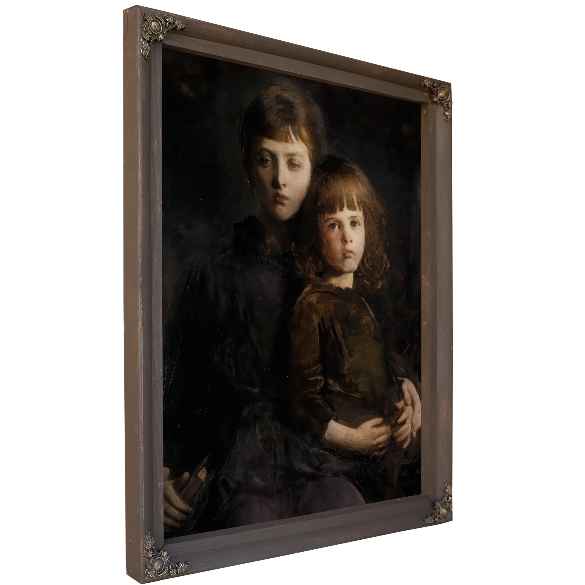 Brother And Sister (Mary And Gerald Thayer) By Abbott Handerson Thayer Fine Art Print