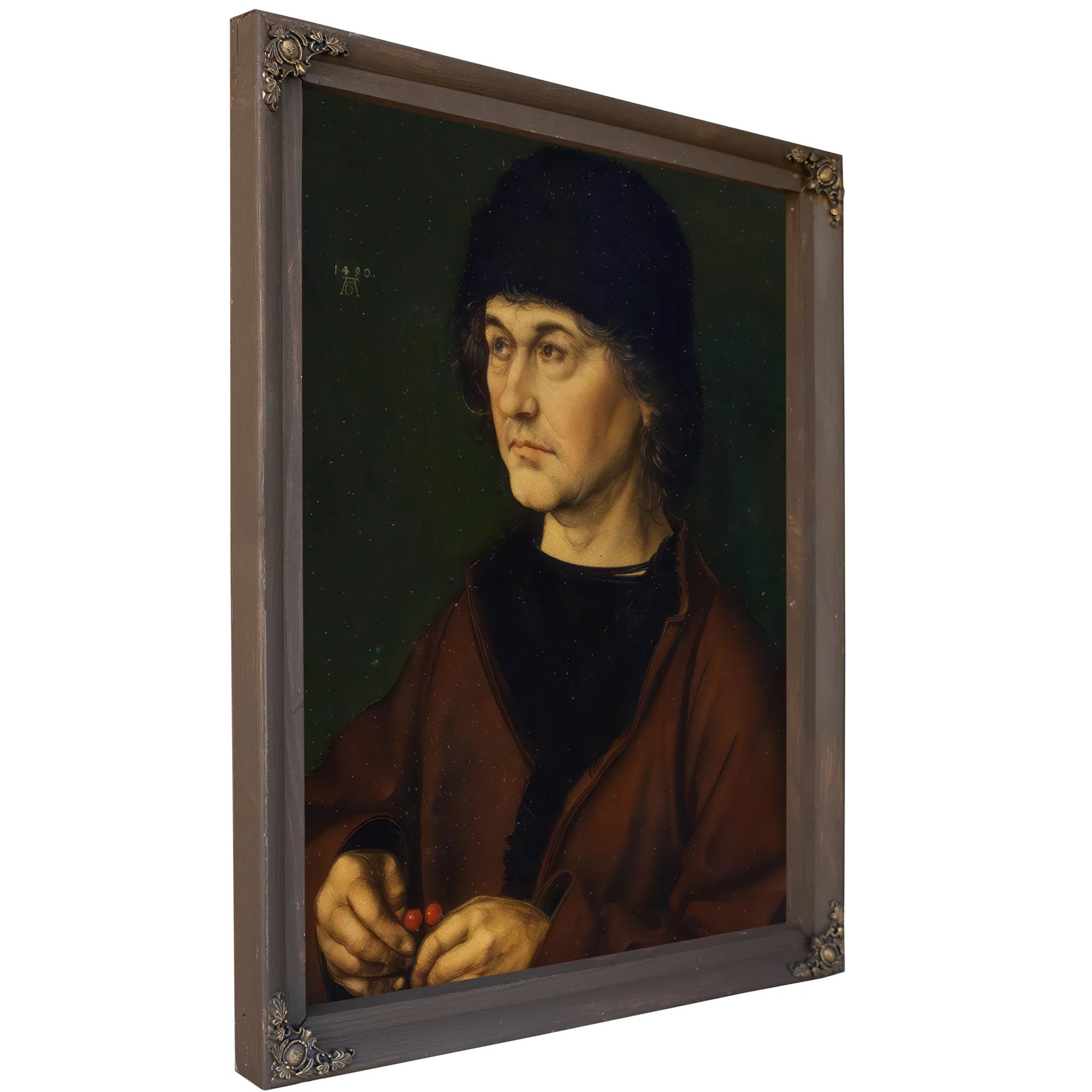 Portrait Of The Artist 1039 S Father 1490 By Albrecht Durer Fine Art Print