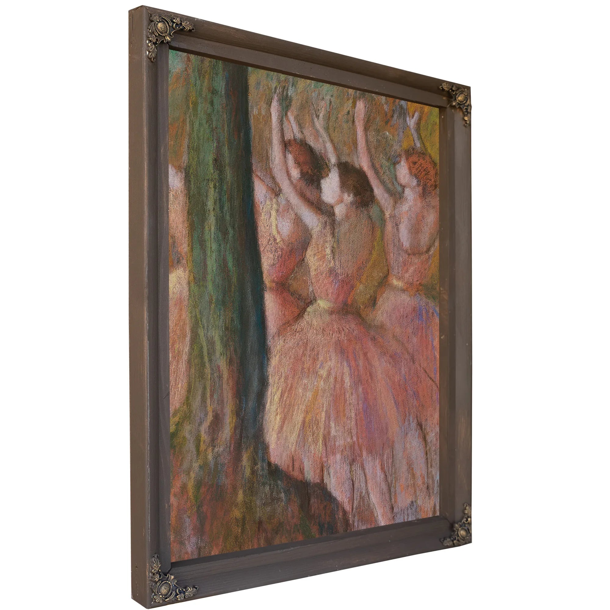 Dancers In Rose By Edgar Degas Fine Art Print