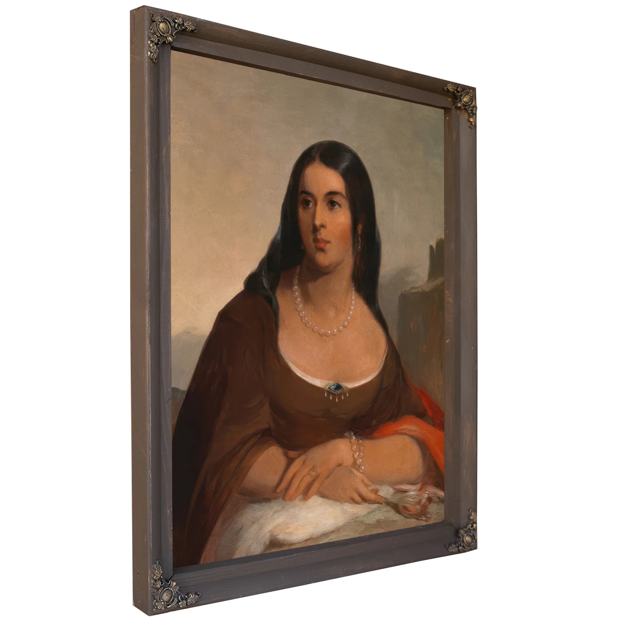 Pocahontas By Thomas Sully Fine Art Print
