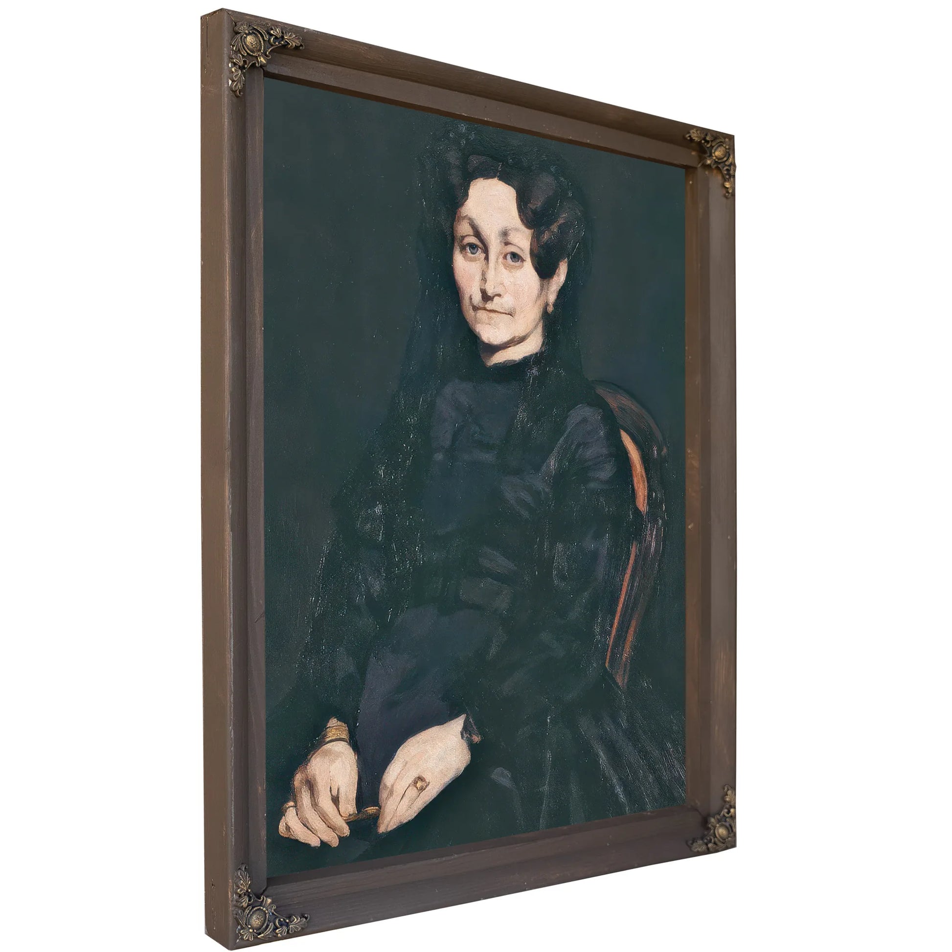 Portrait Of Madame Auguste Manet By Edouard Manet Fine Art Print