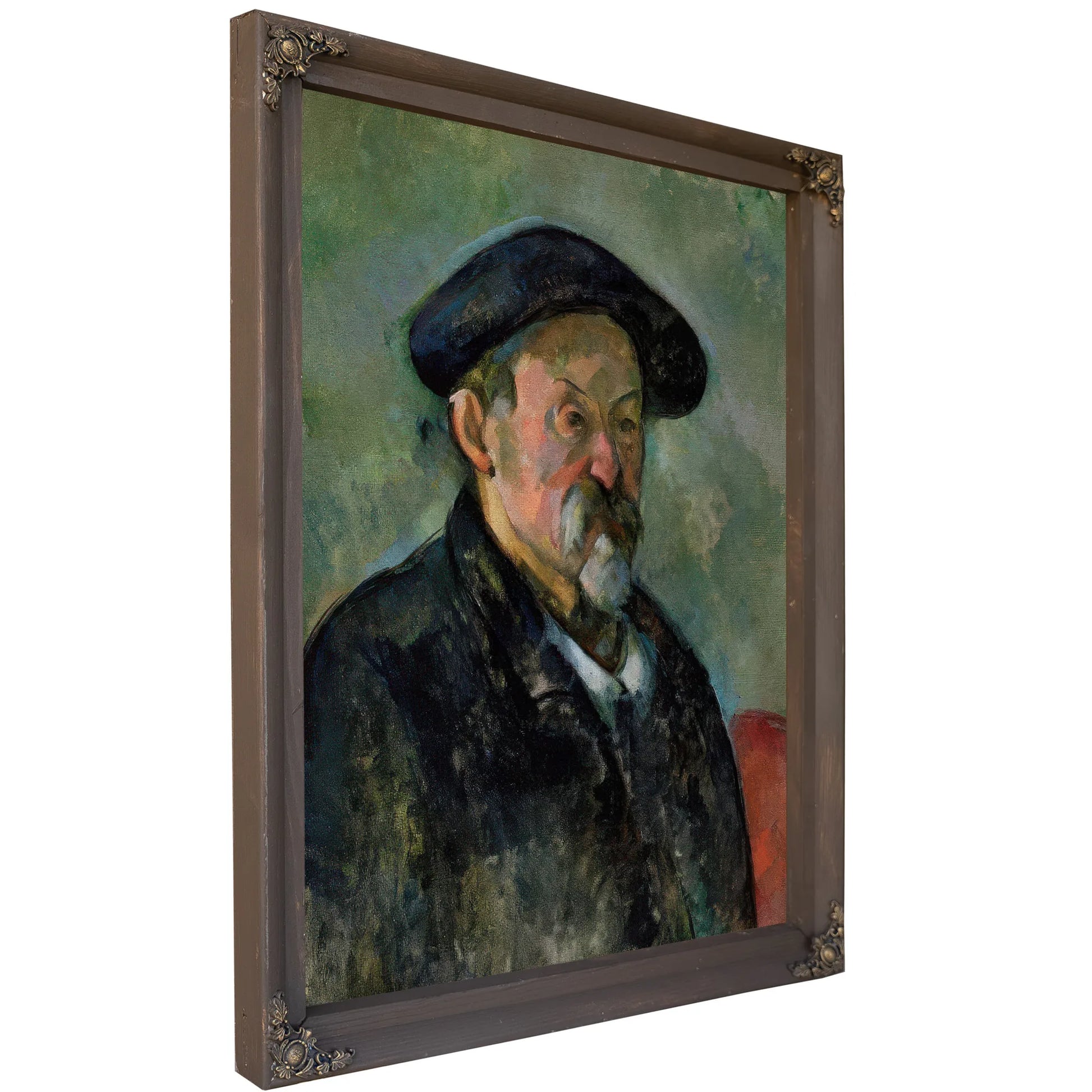Self Portrait With Beret By Paul Cezanne Fine Art Print