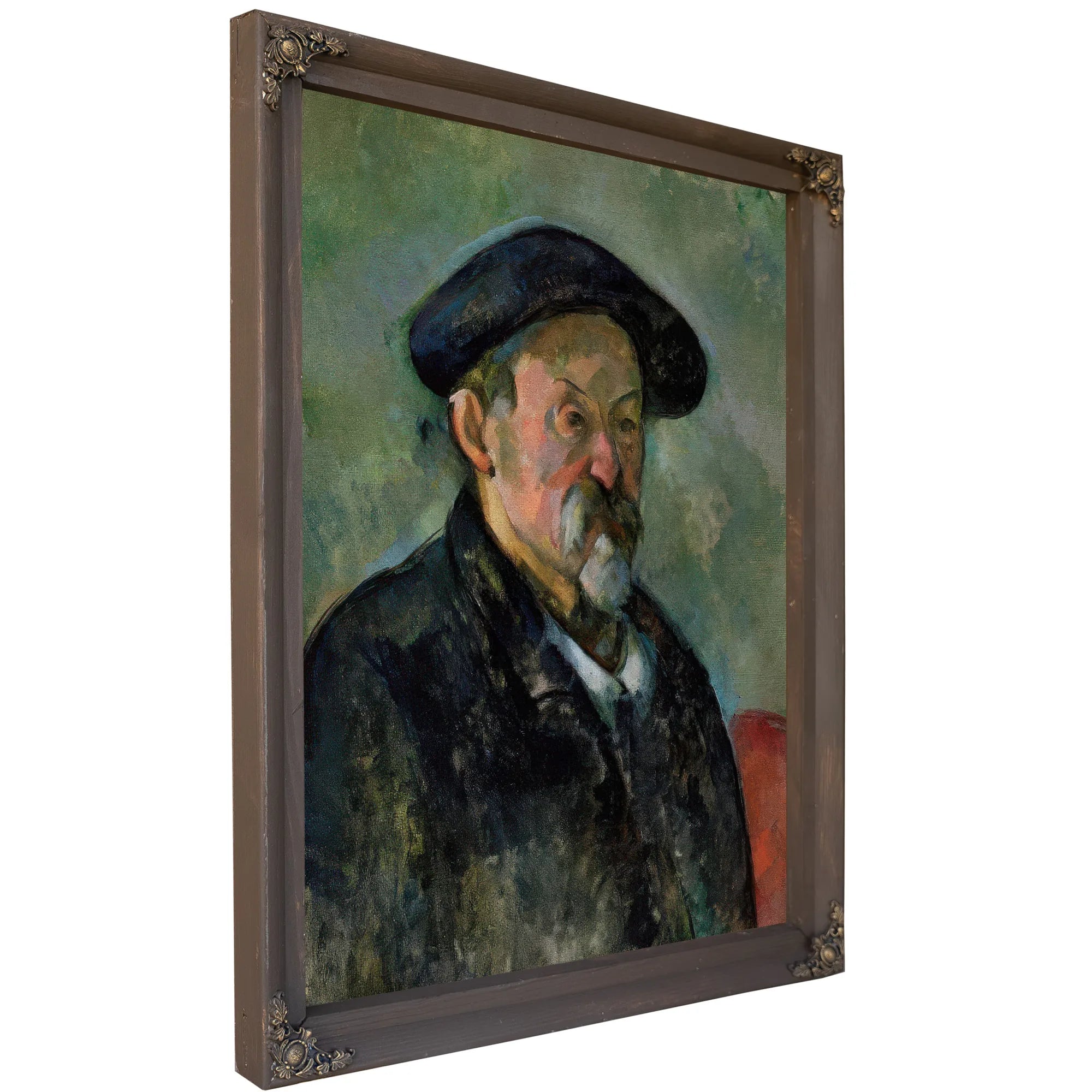 Self Portrait With Beret By Paul Cezanne Fine Art Print