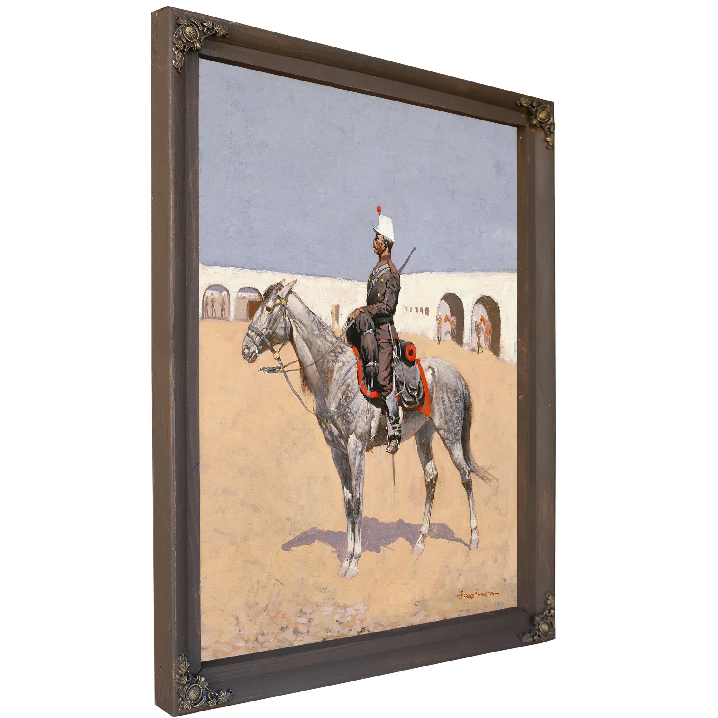 Cavalryman Of The Line Mexico by Frederic Remington
