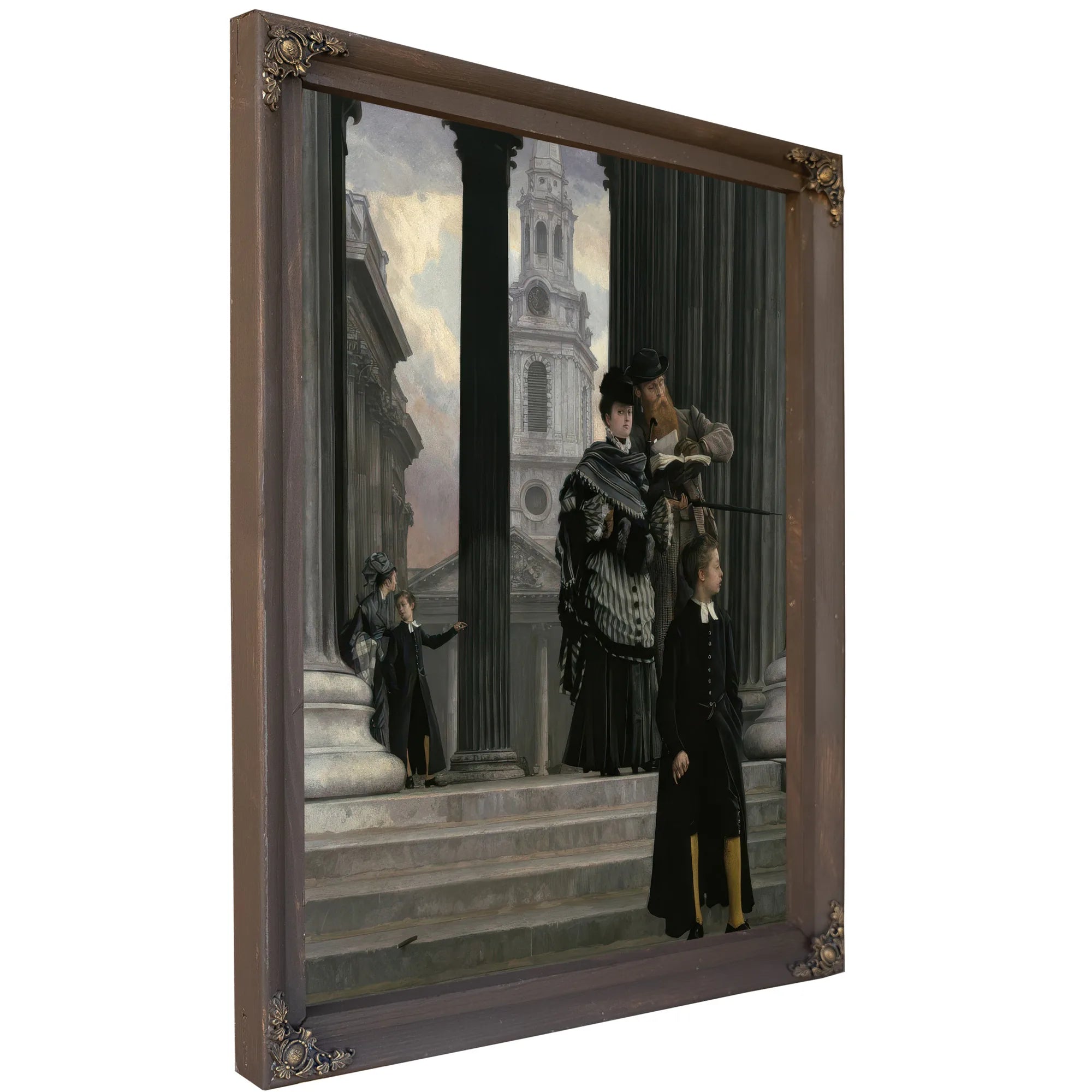 London Visitors By James Tissot Fine Art Print