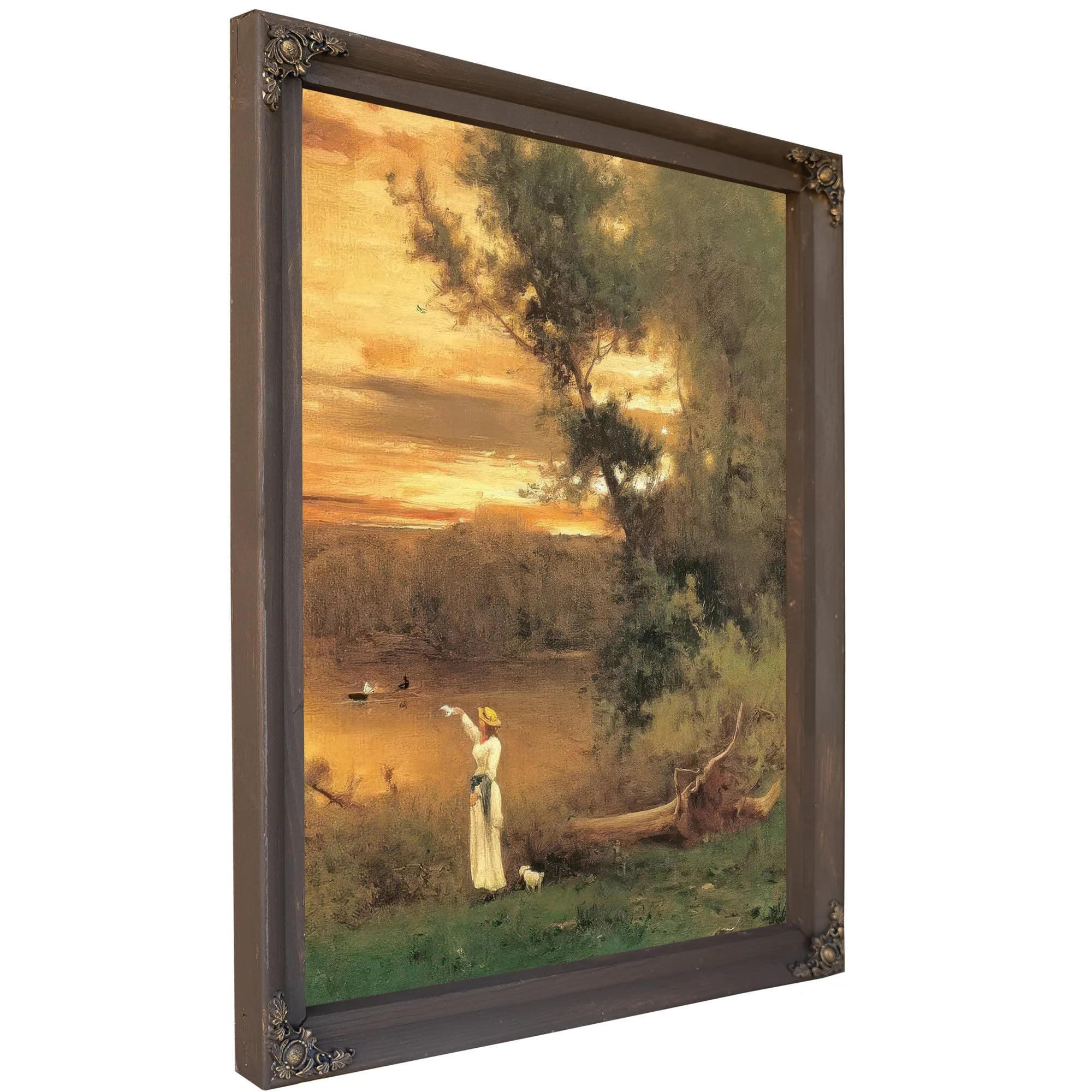 Shades Of Evening By George Inness Fine Art Print
