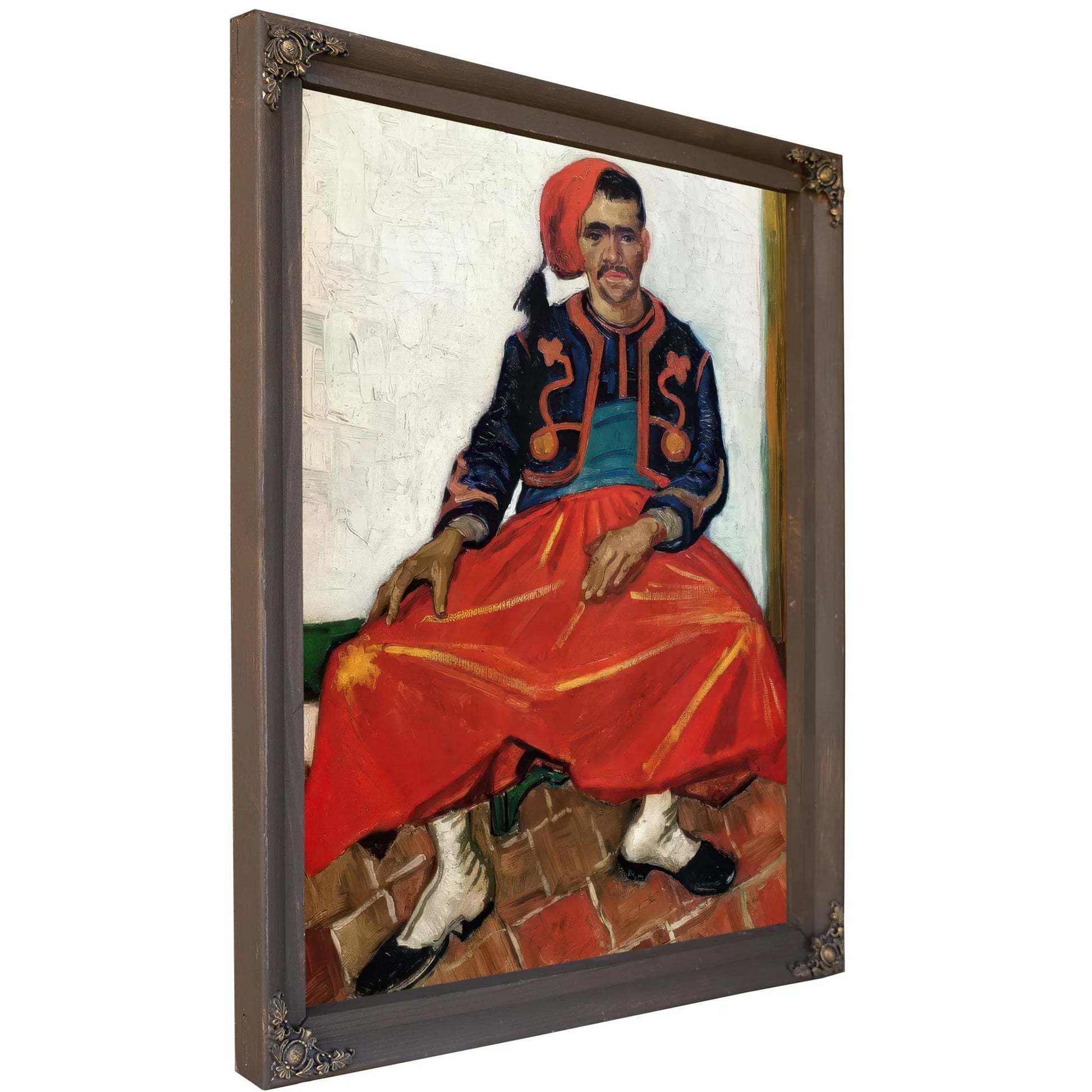 The Seated Zouave By Vincent Van Gogh Fine Art Print