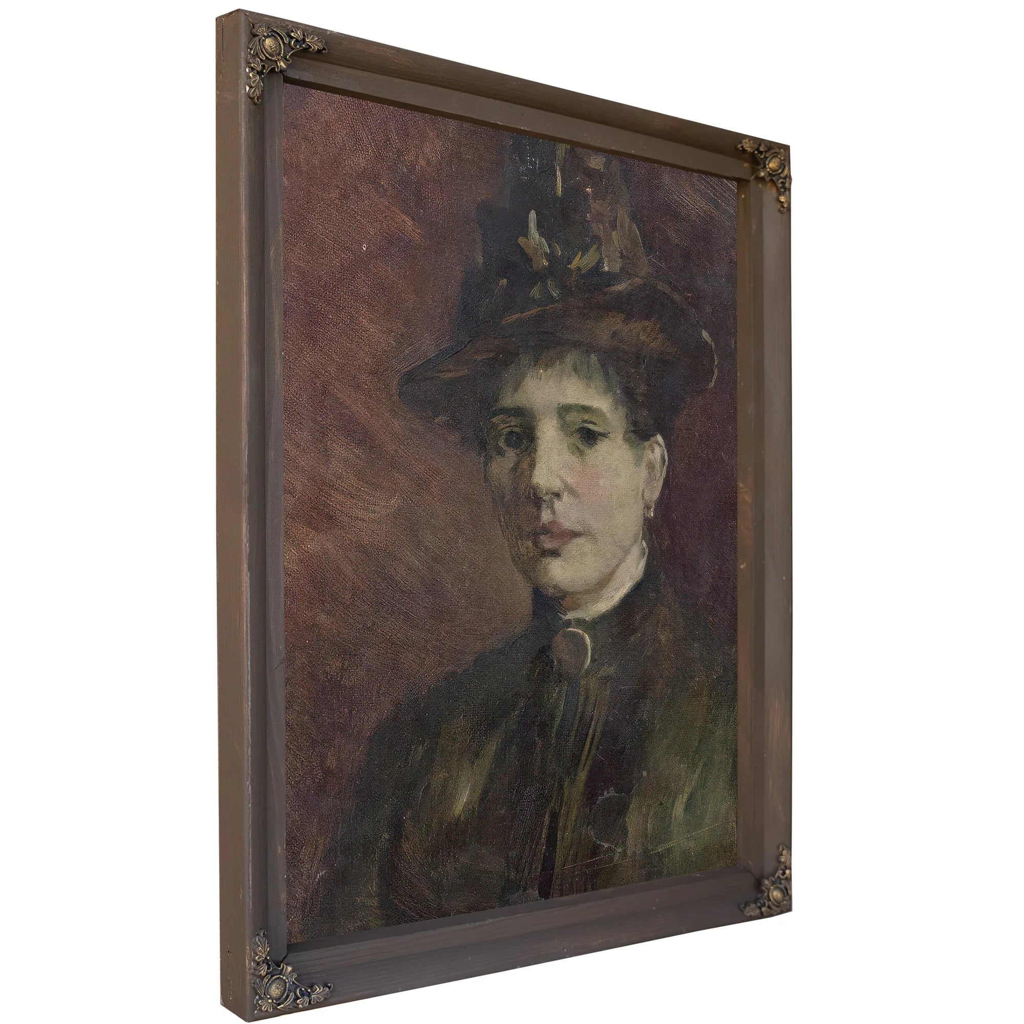 Portrait Of A Woman By Vincent Van Gogh Fine Art Print