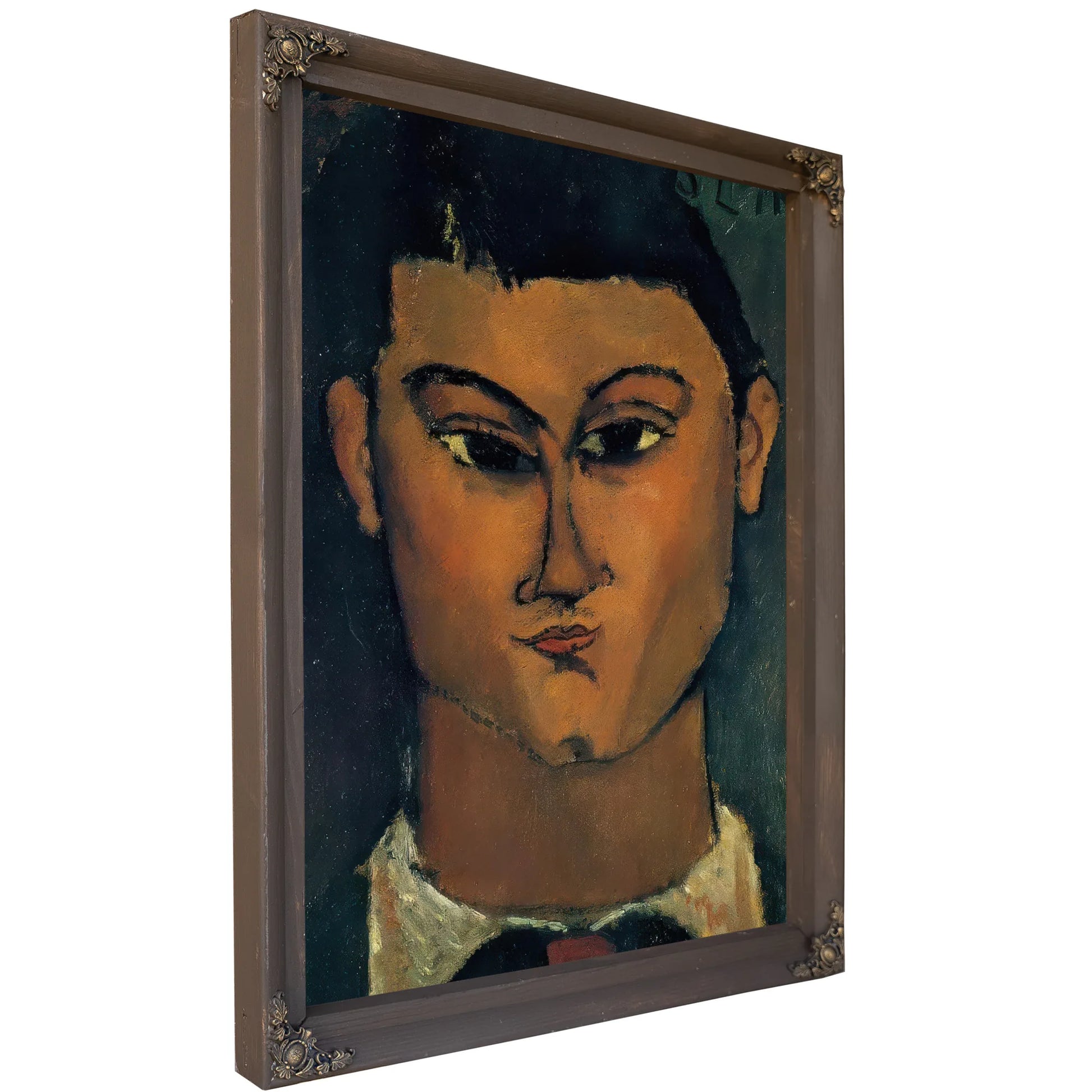 Portrait Of Moise Kisling 1915 By Amedeo Modigliani Fine Art Print