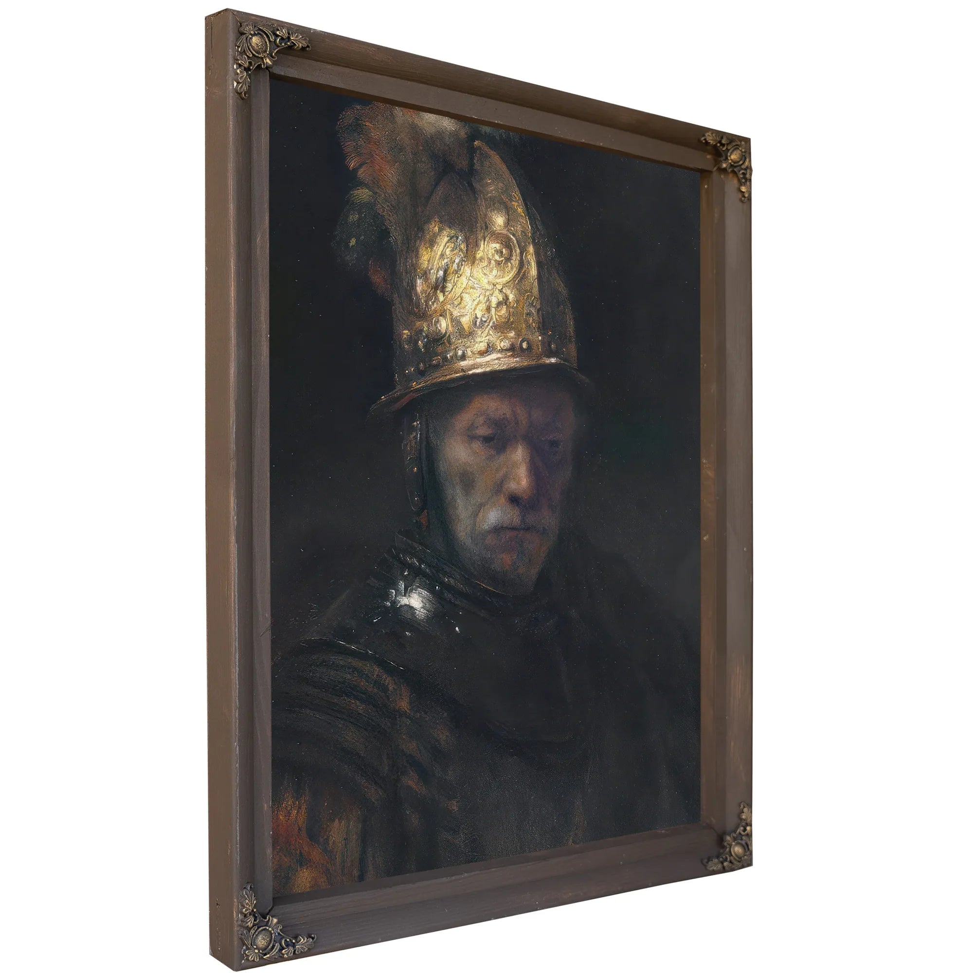 The Man With The Golden Helmet By Rembrandt Fine Art Print