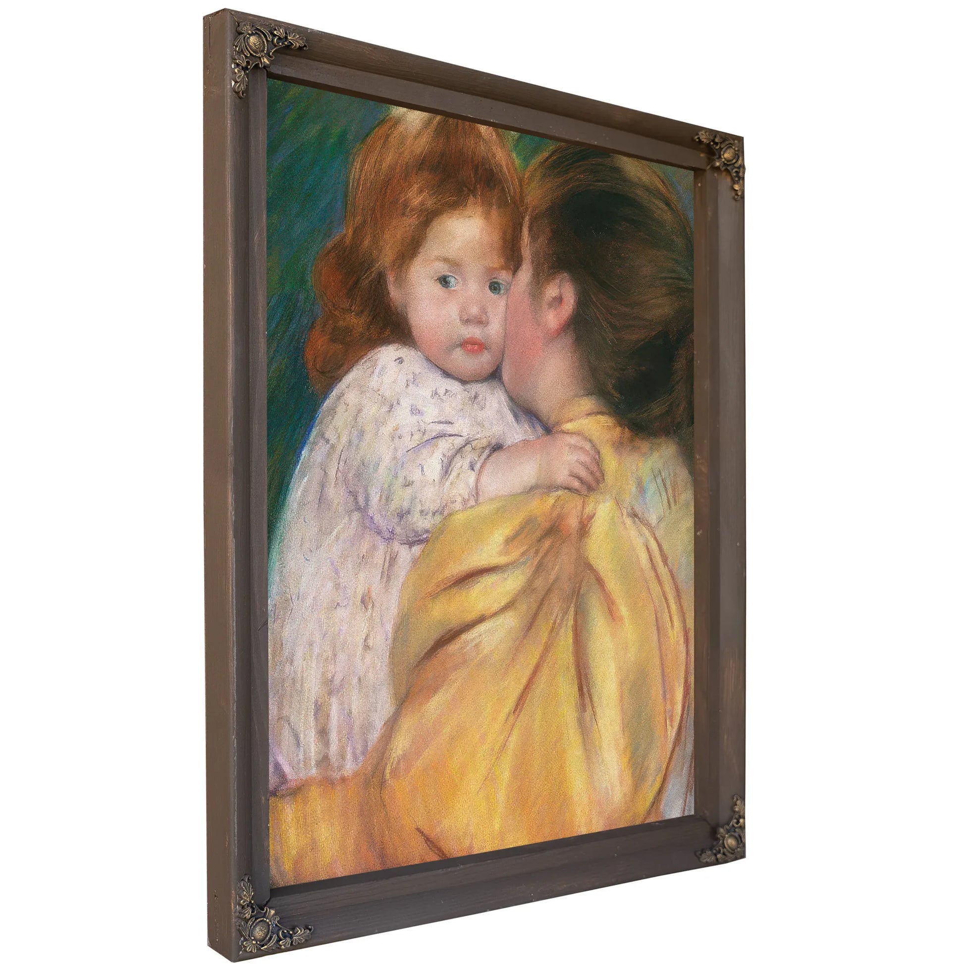 Mother And Child (Maternal Kiss) By Mary Cassatt Fine Art Print