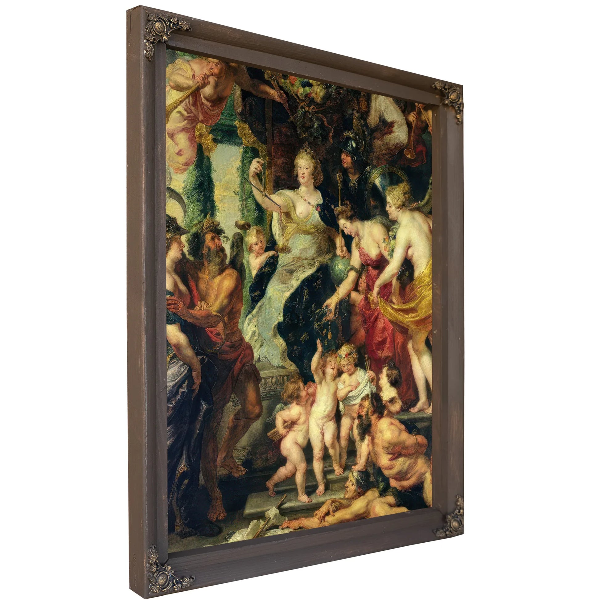 The Felicity Of The Regency By Peter Paul Rubens Fine Art Print