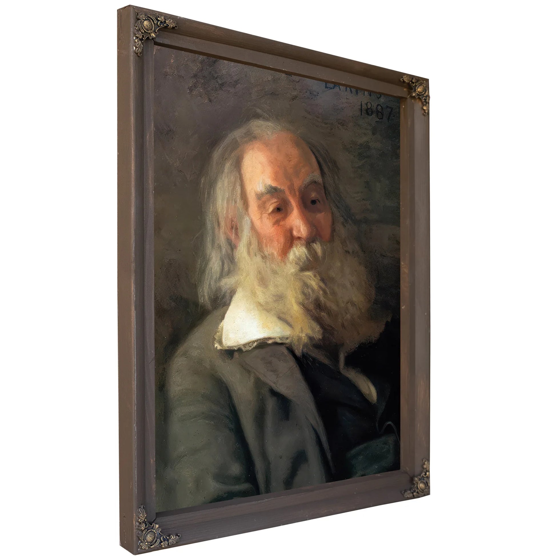Walt Whitman By Thomas Eakins Fine Art Print
