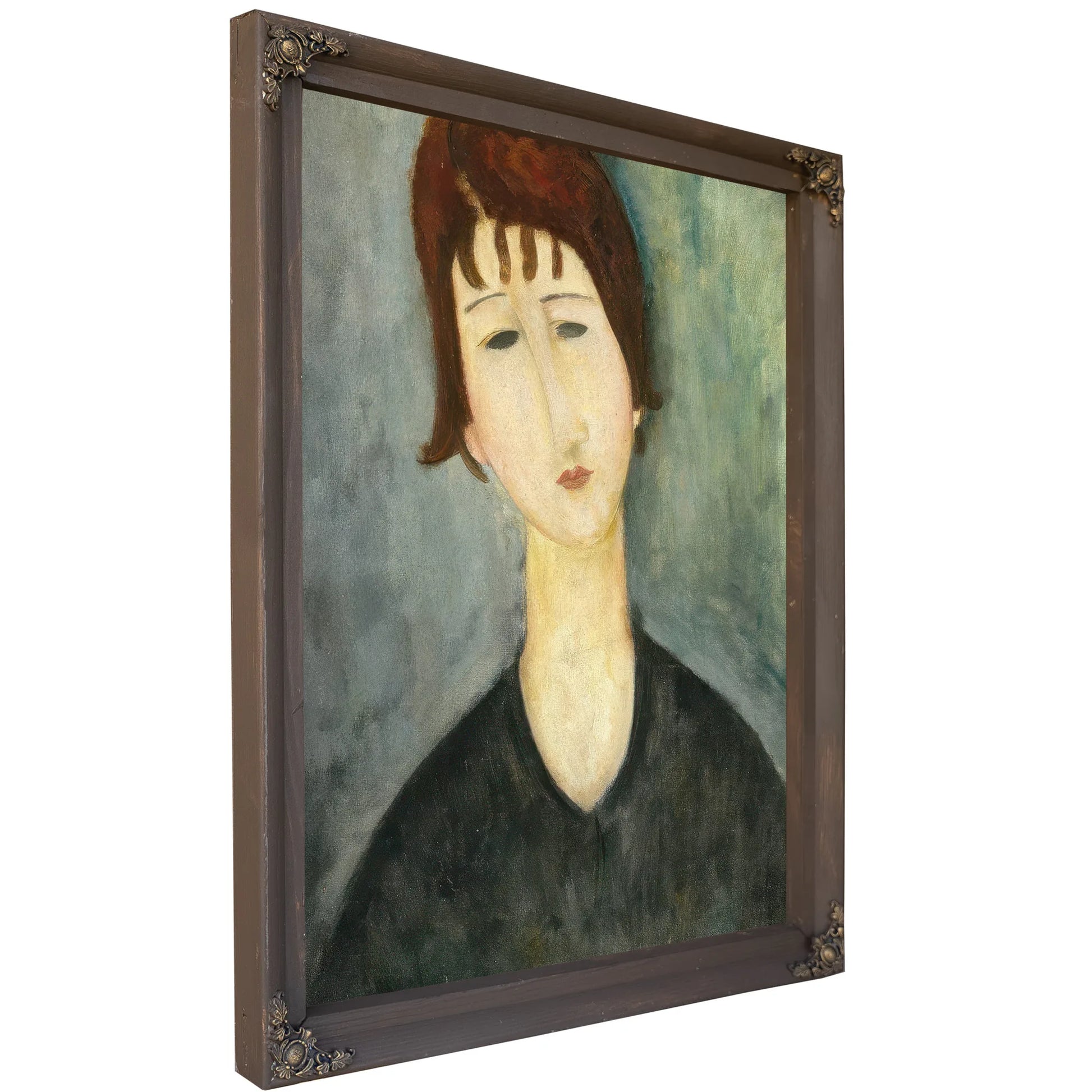 A Woman By Amedeo Modigliani Fine Art Print