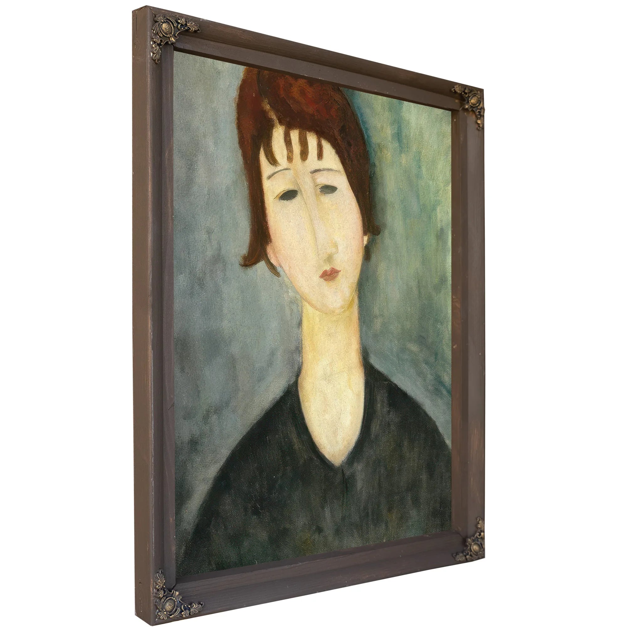 A Woman By Amedeo Modigliani Fine Art Print