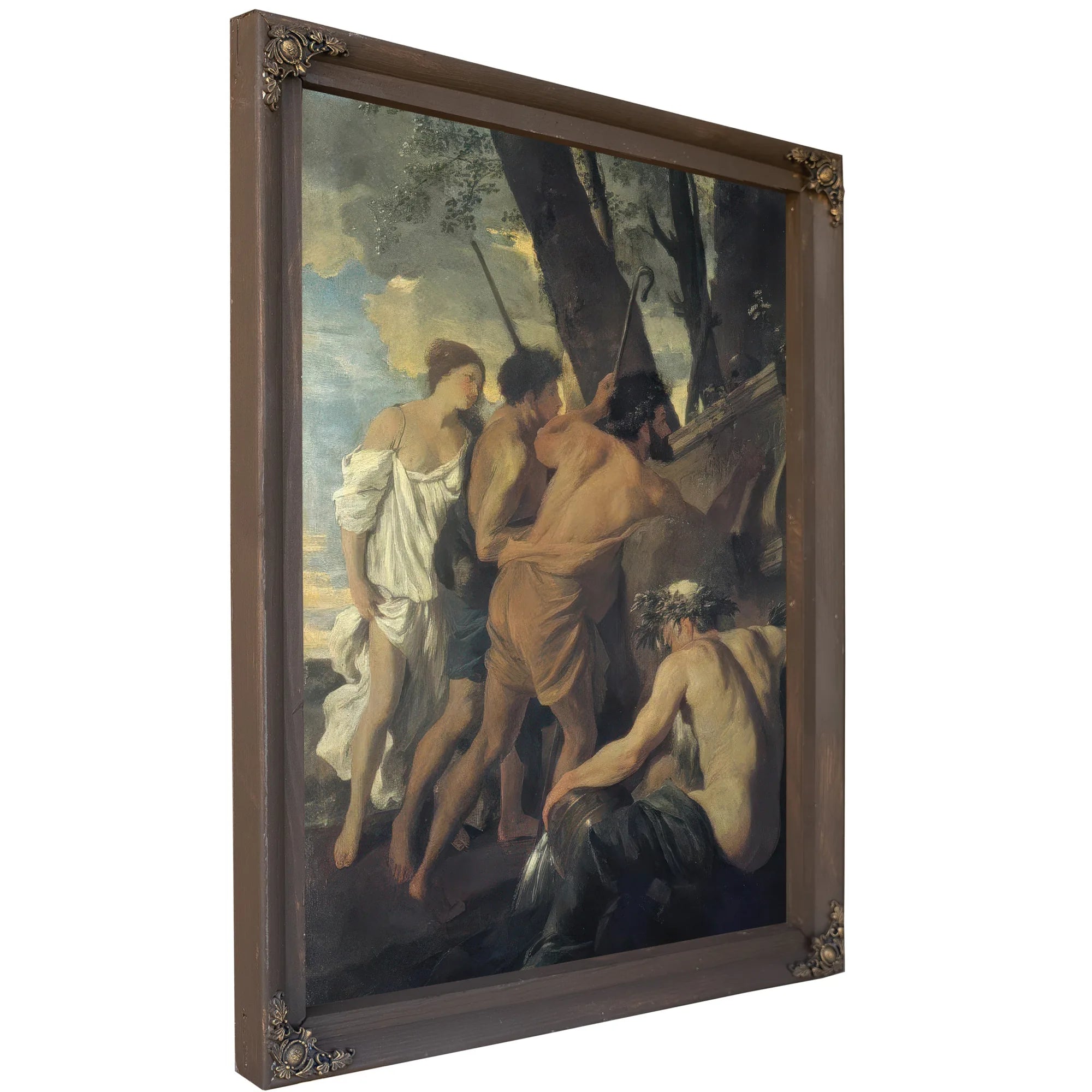 Et In Arcadio Ego (Arcadian Sheperds) I By Nicholas Poussin Fine Art Print