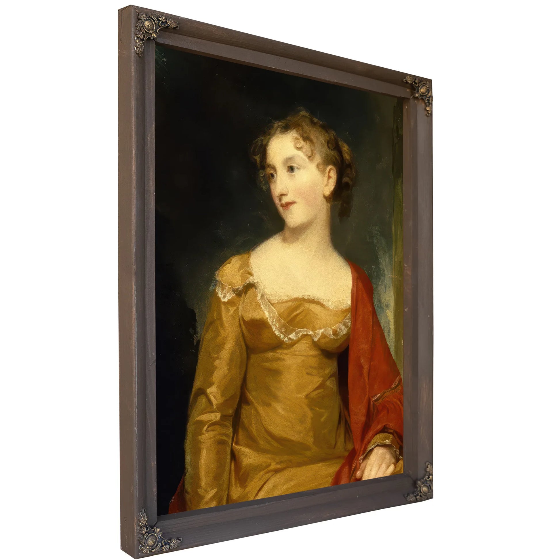 Portrait Of Maria Livingston (Mrs. John C. Tillotson) By Thomas Sully Fine Art Print