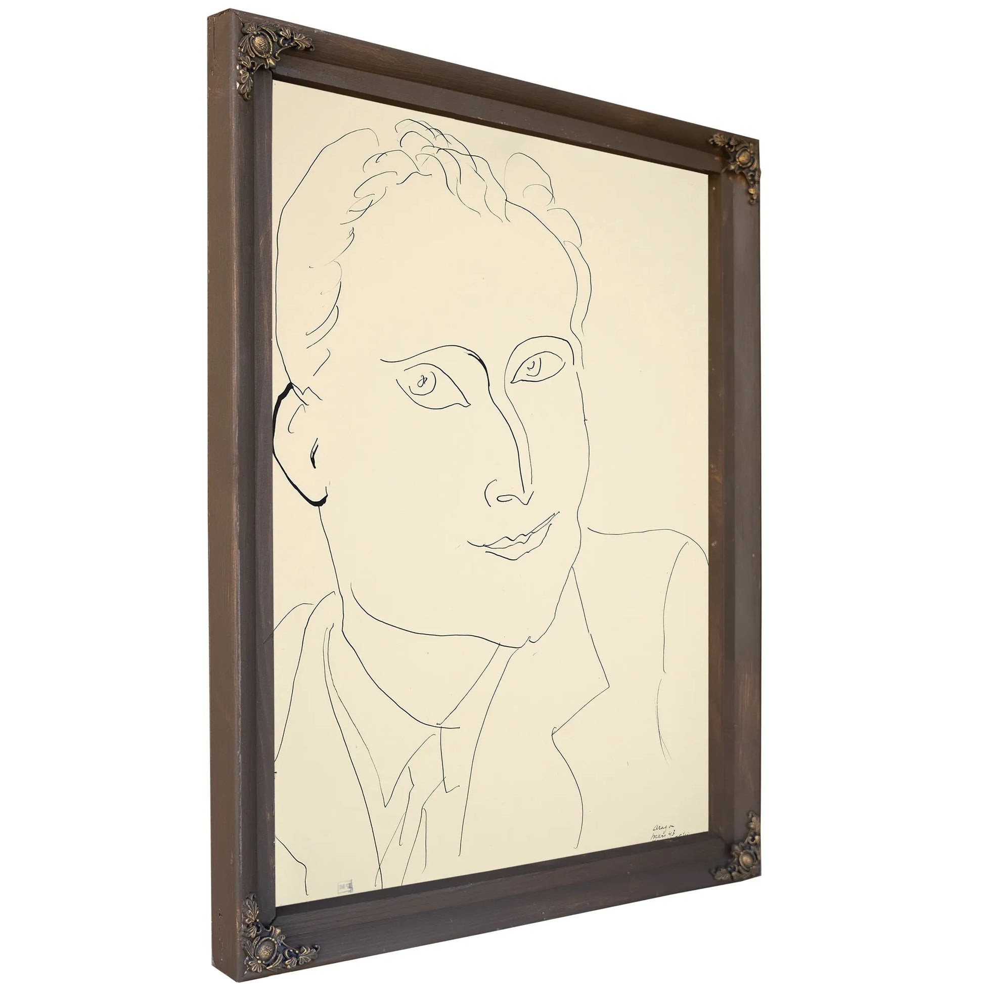 Portrait Of Jean Cocteau by Henri Matisse