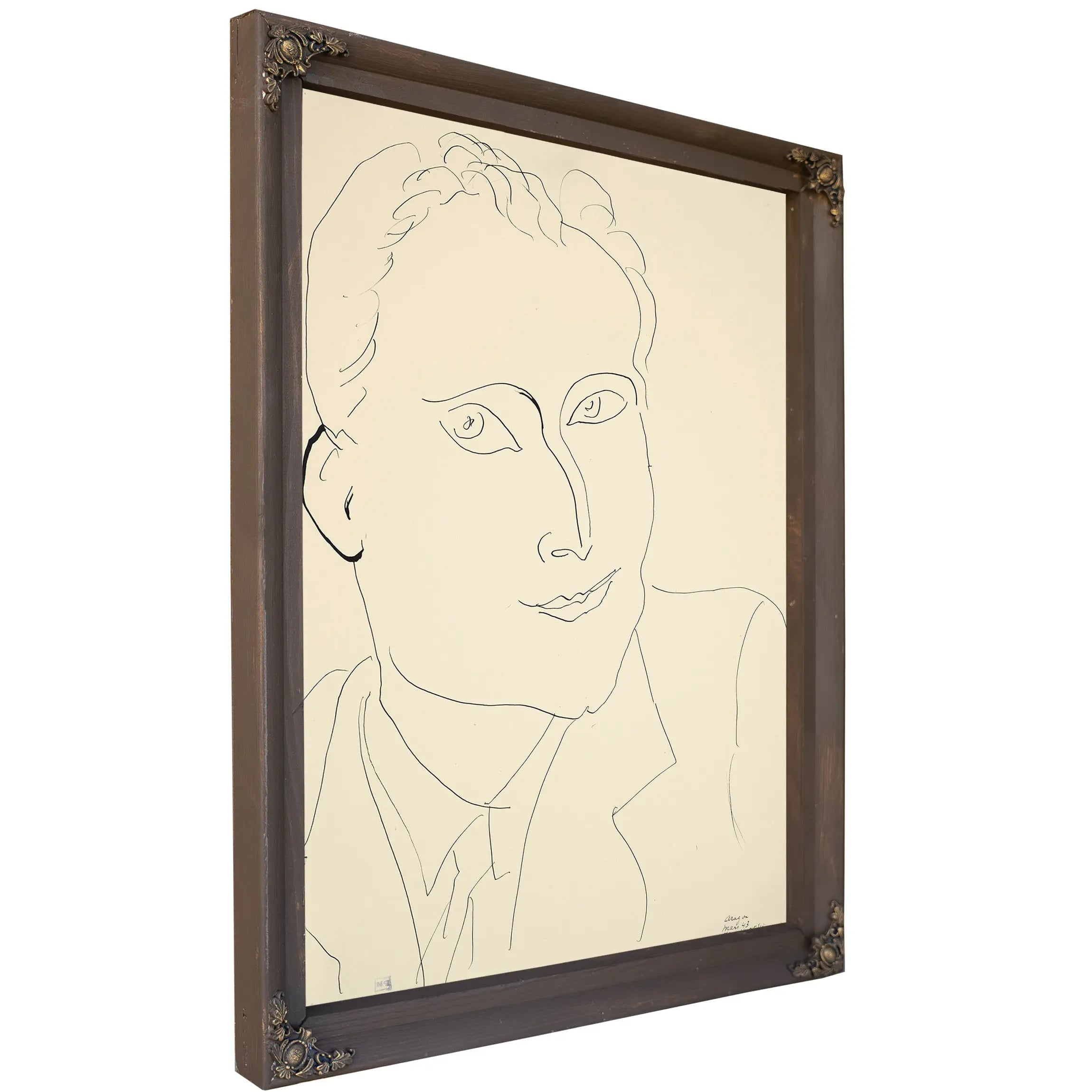Portrait Of Jean Cocteau by Henri Matisse