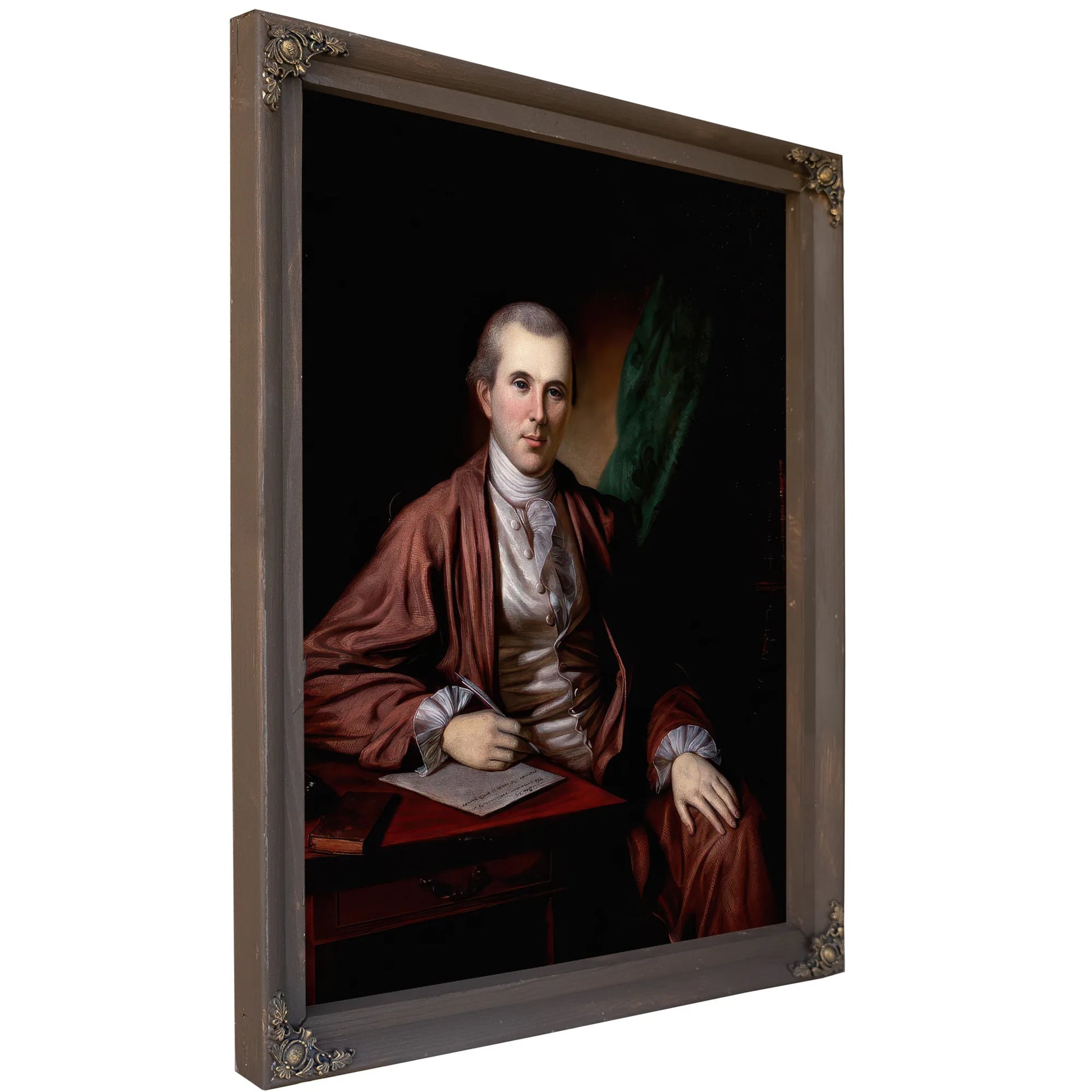 Portrait Of Dr. Benjamin Rush By Charles Willson Peale Fine Art Print