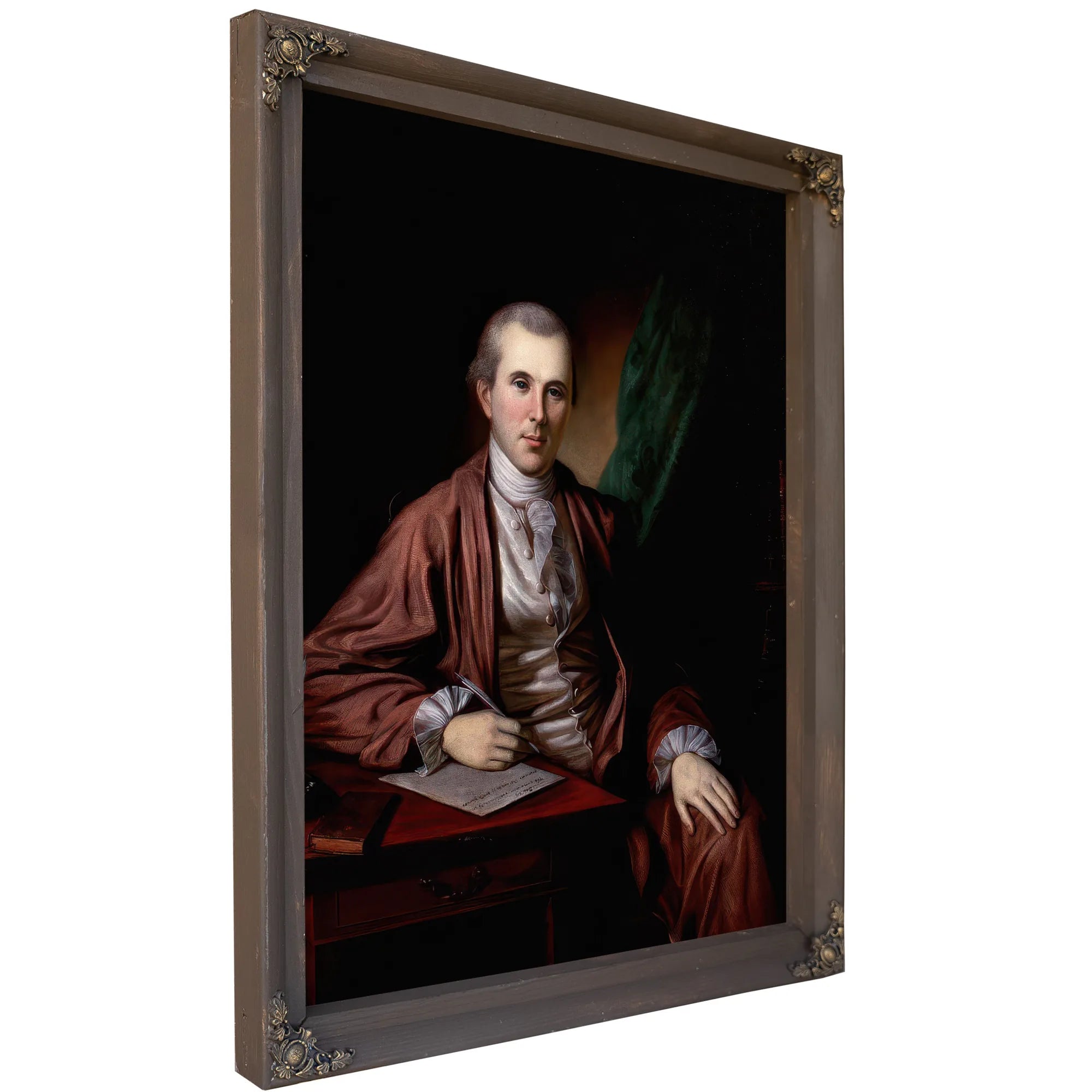 Portrait Of Dr. Benjamin Rush By Charles Willson Peale Fine Art Print