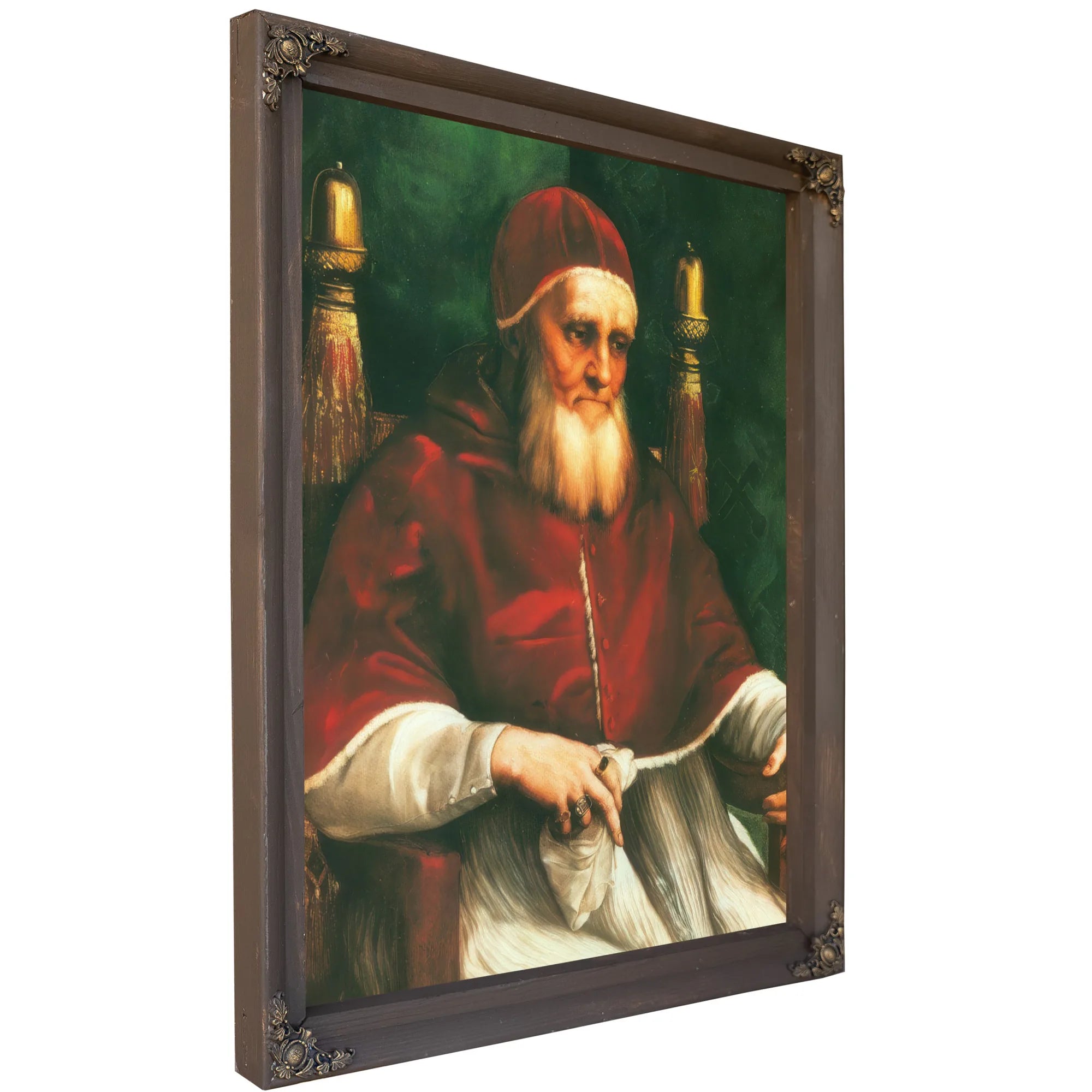 Portrait Of Pope Julius Ii By Raphael Fine Art Print