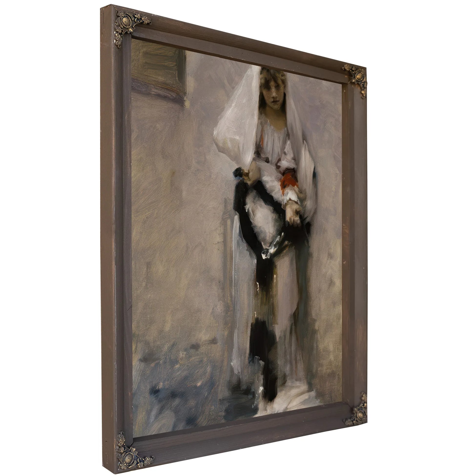 A Parisian Beggar Girl By John Singer Sargent Fine Art Print