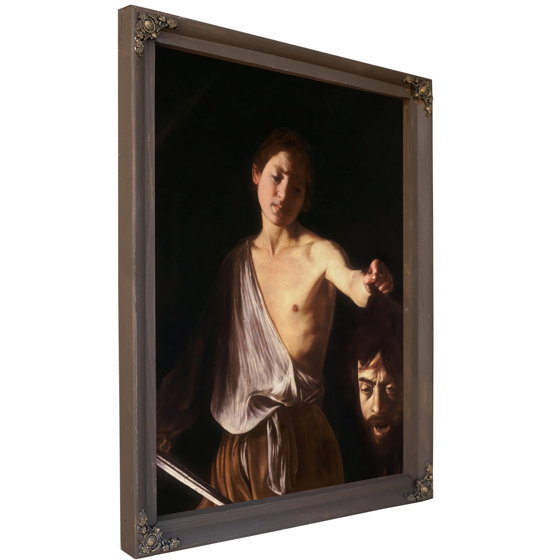David With The Head Of Goliath 1610 By Caravaggio Fine Art Print