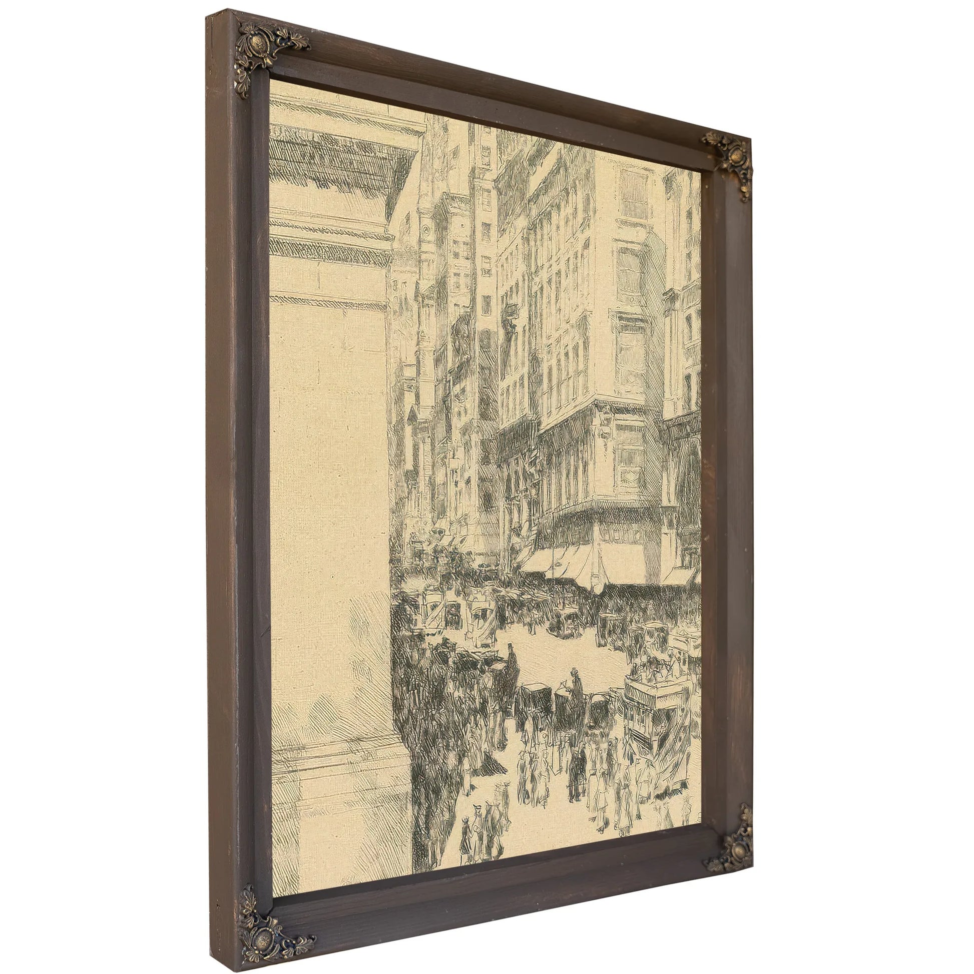 Fifth Avenue, Noon (Clayton & Cortissoz 77) By Childe Hassam Fine Art Print