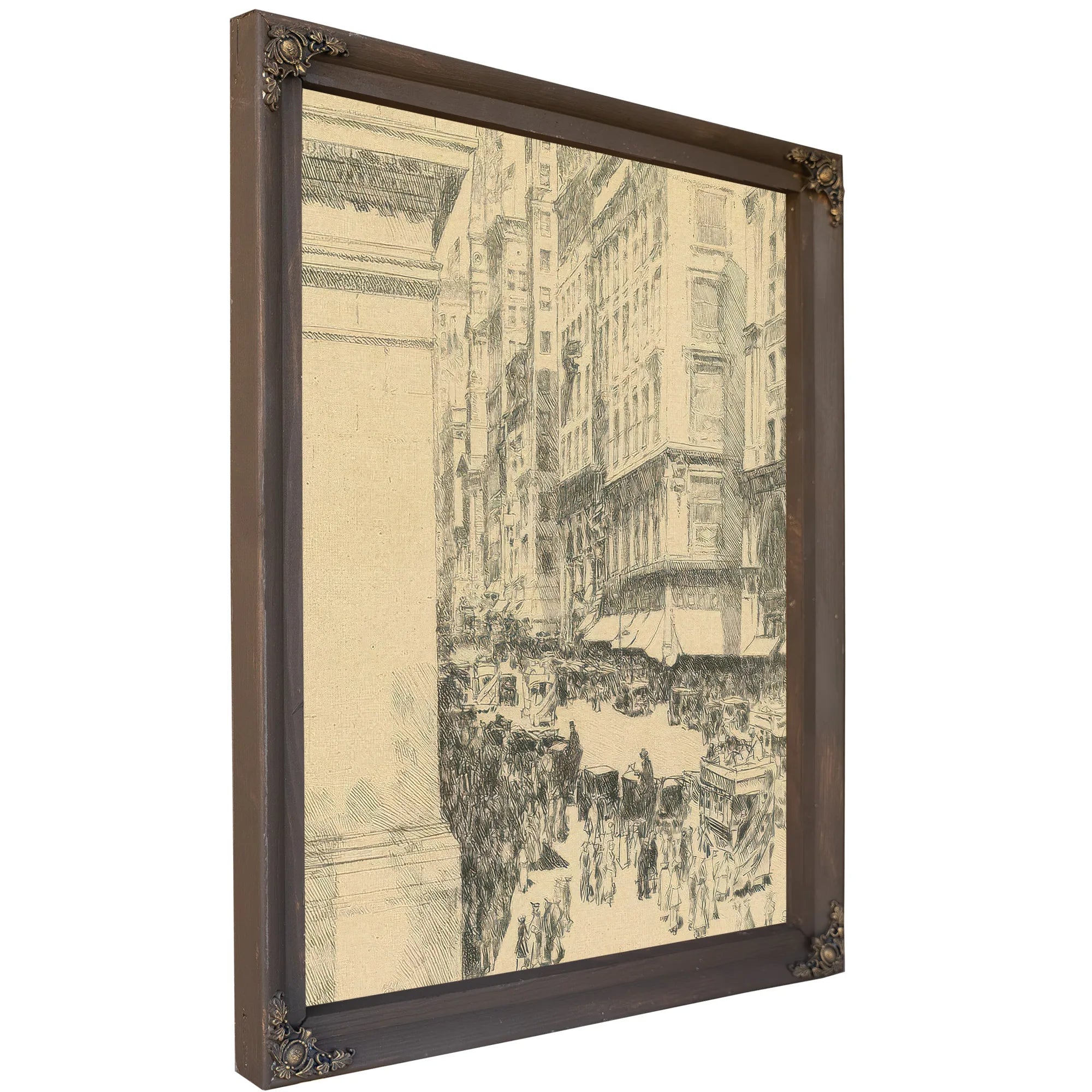 Fifth Avenue, Noon (Clayton & Cortissoz 77) By Childe Hassam Fine Art Print