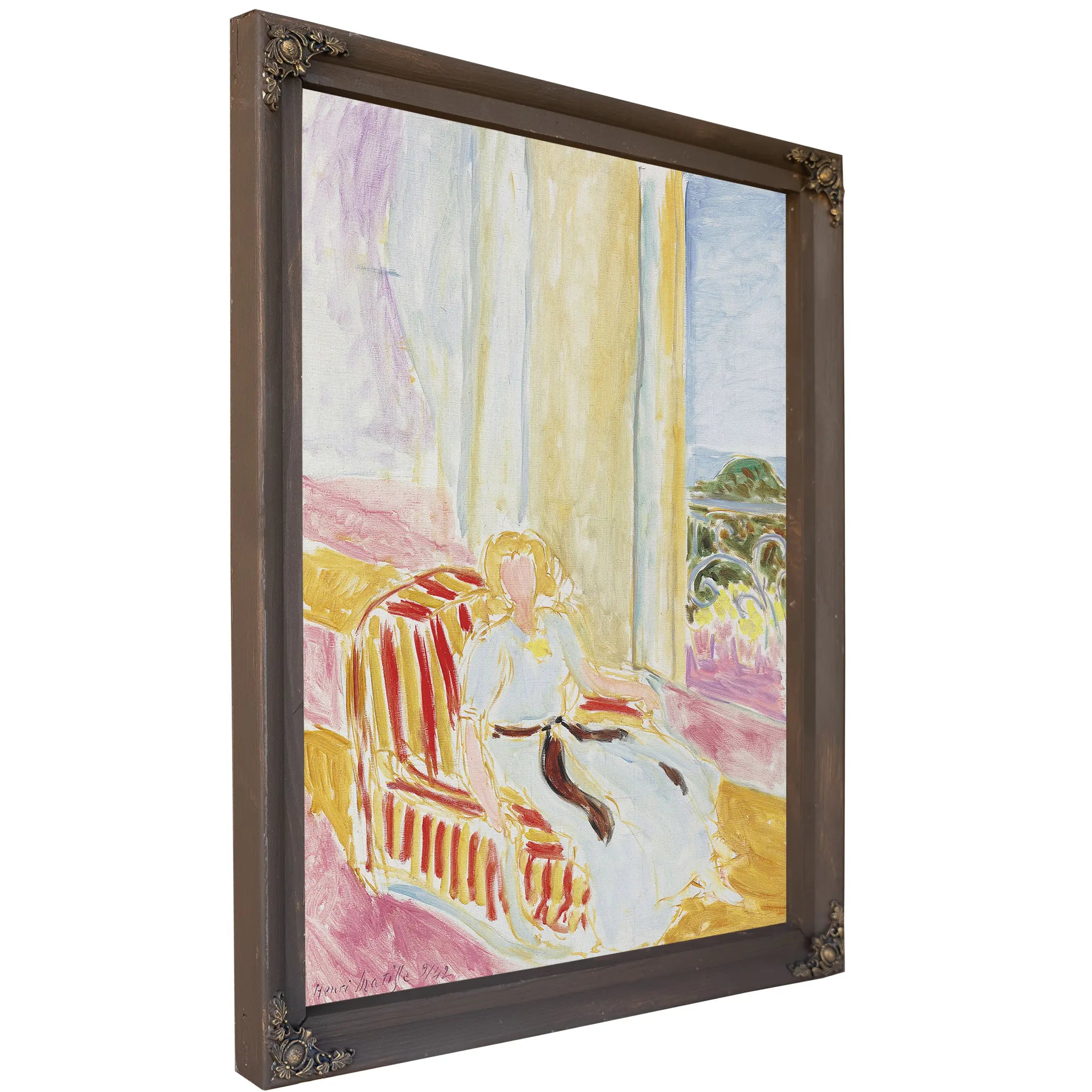 Woman Reading At A Dressing Table by Henri Matisse