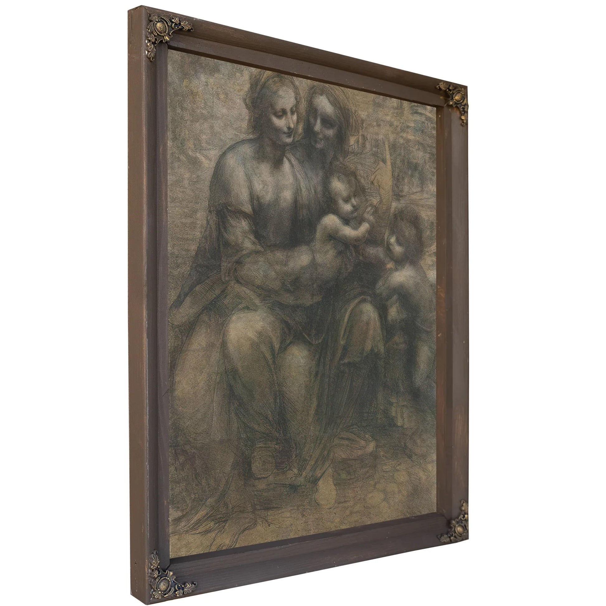 The Burlington House Cartoon By Leonardo Da Vinci Fine Art Print