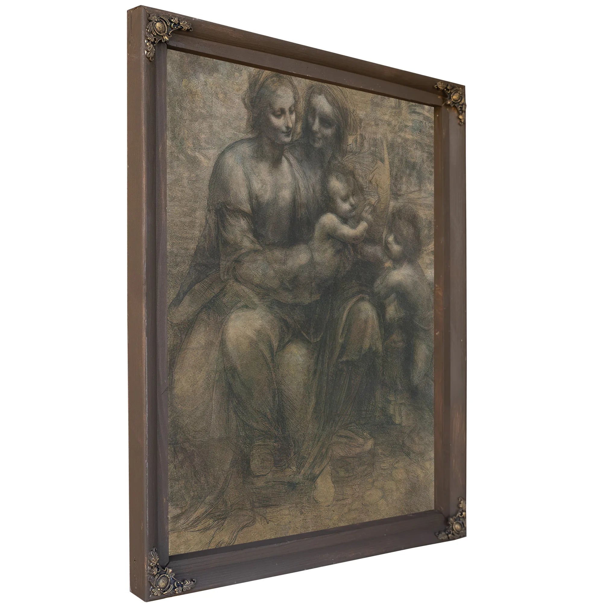 The Burlington House Cartoon By Leonardo Da Vinci Fine Art Print