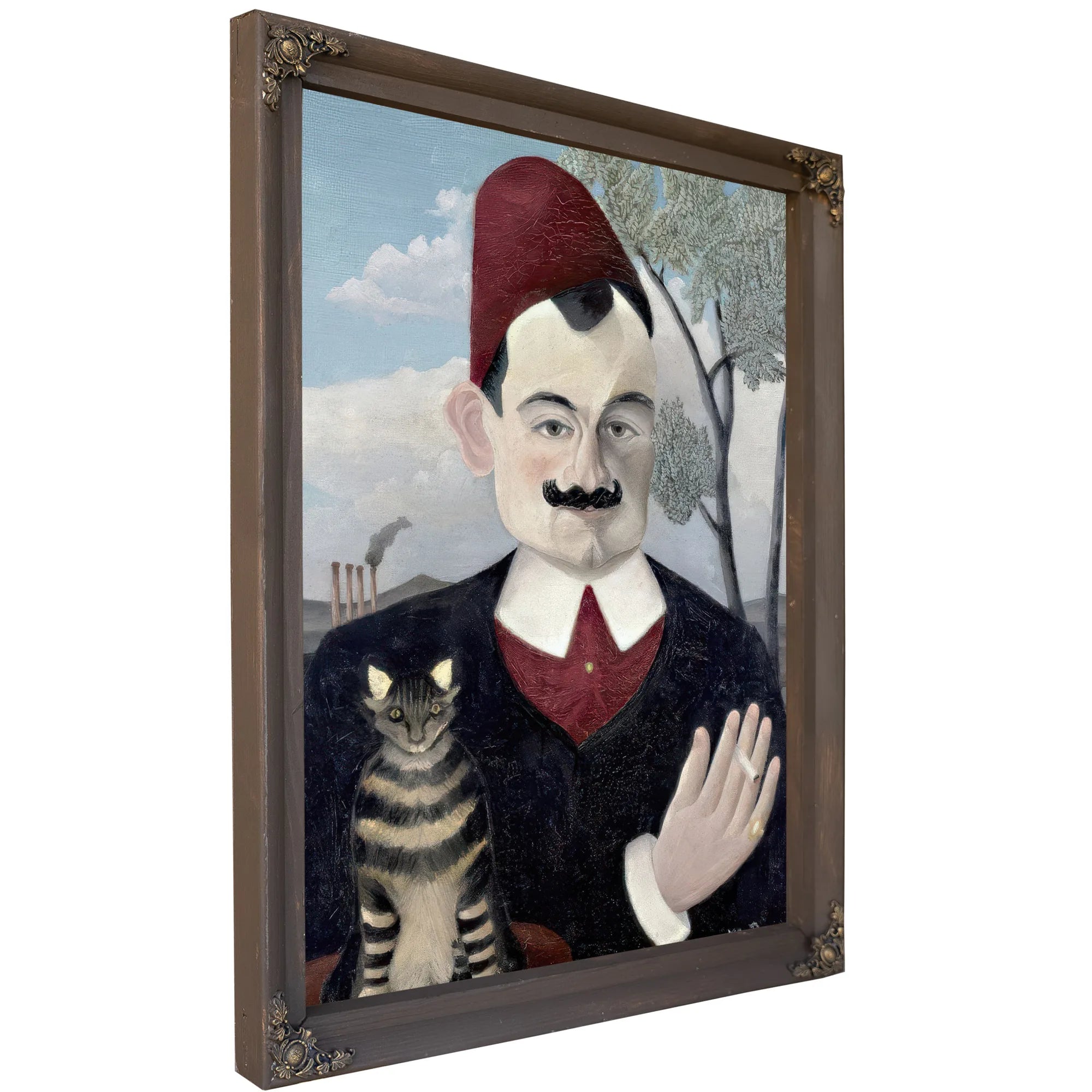 Portrait Of Monsieur X (Pierre Loti) By Henri Julien Felix Rousseau Fine Art Print
