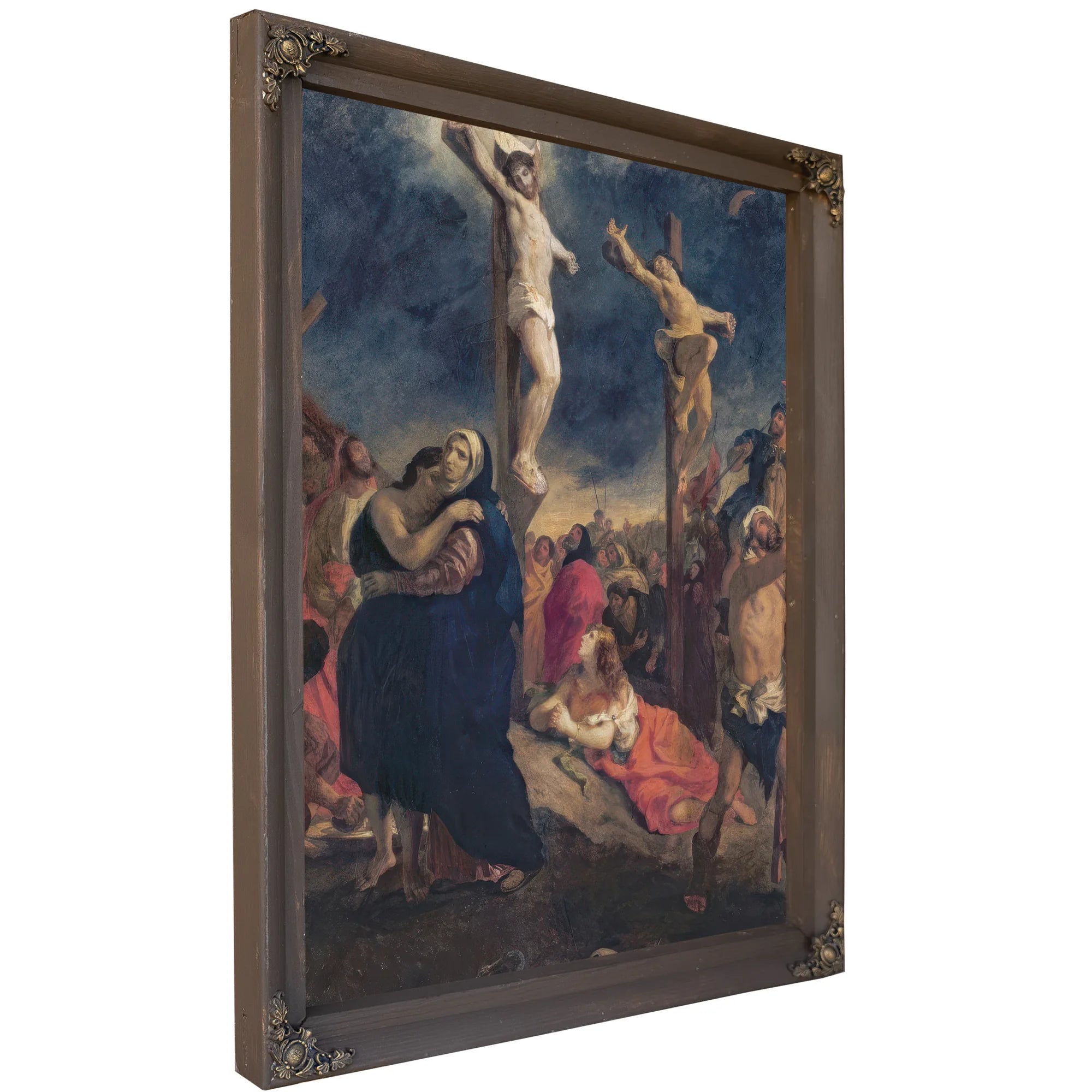 Christ On The Cross By Ferdinand Victor Eugene Delacroix Fine Art Print