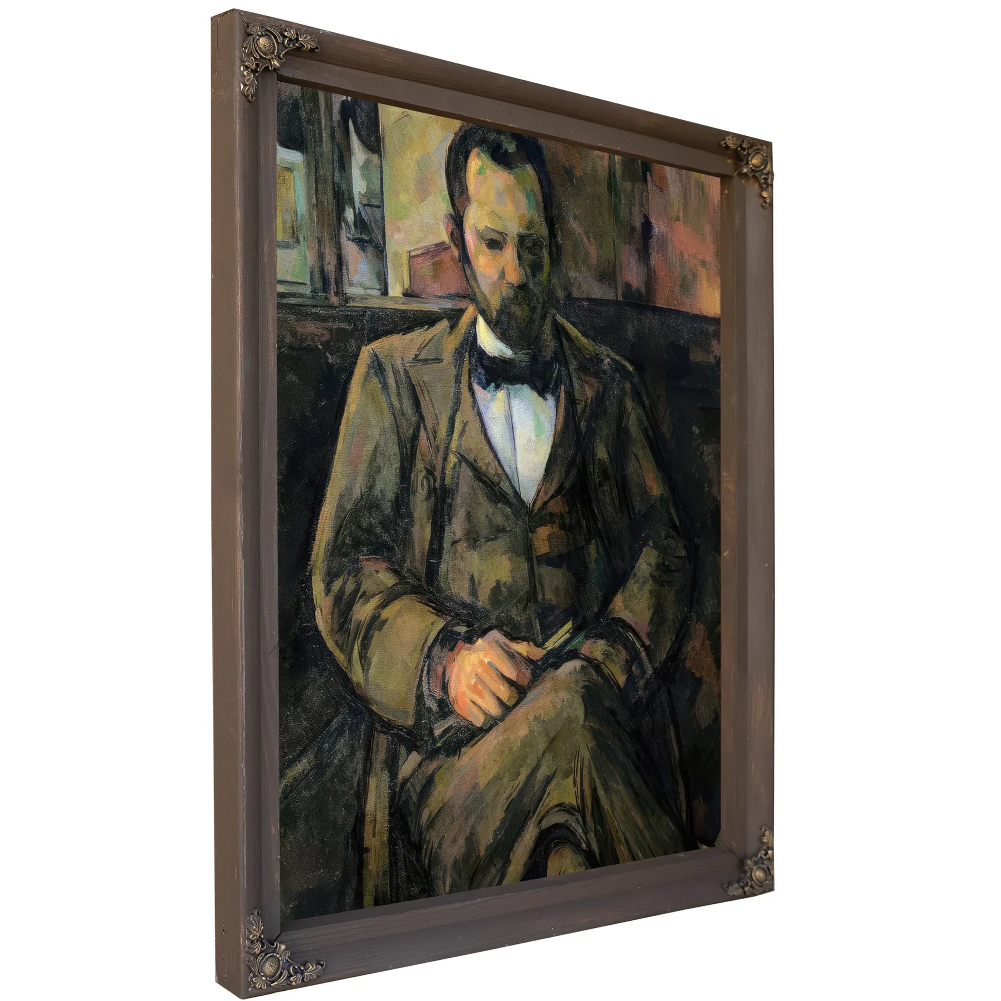Portrait Of Ambroise Vollard By Paul Cezanne Fine Art Print
