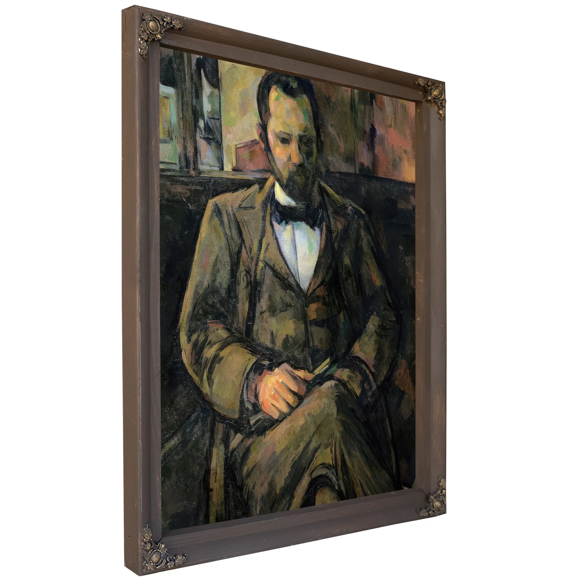Portrait Of Ambroise Vollard By Paul Cezanne Fine Art Print
