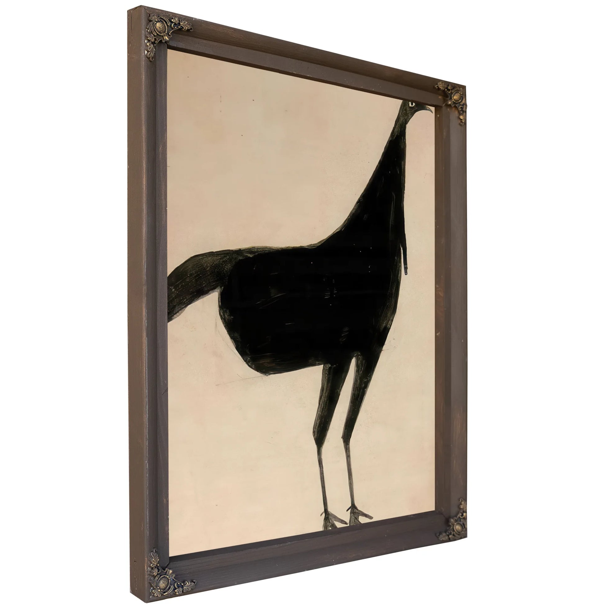 Black Turkey By Bill Traylor Fine Art Print