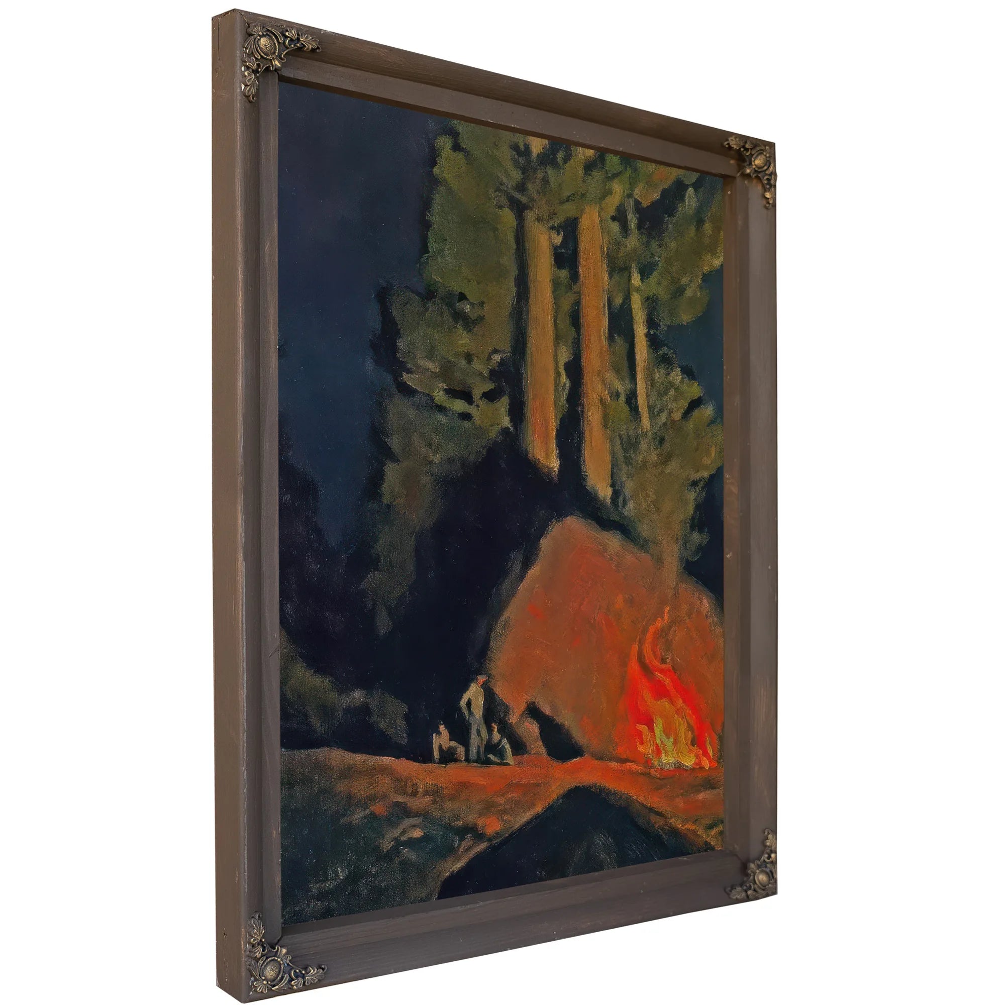 Campfire By Maynard Dixon Fine Art Print