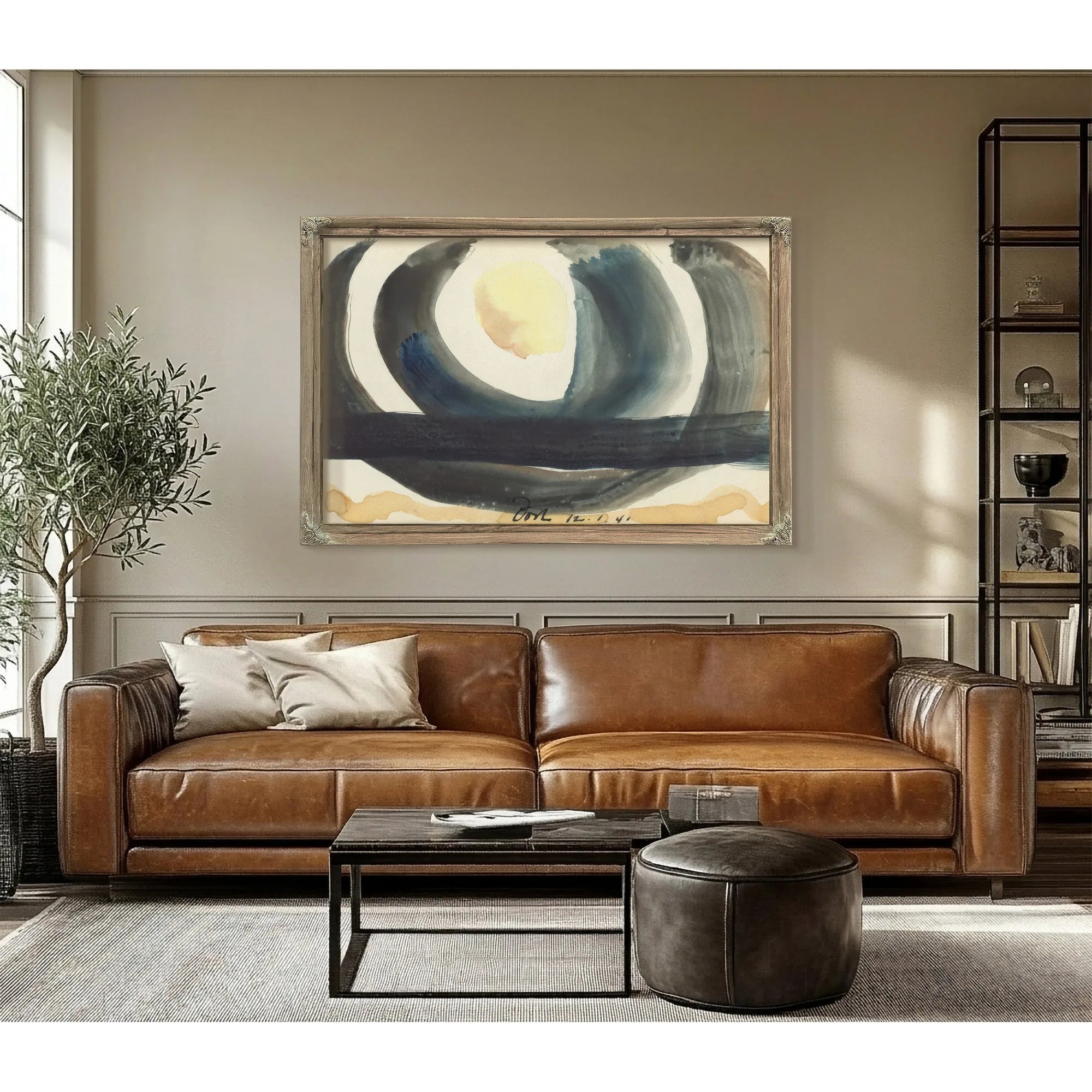 Sunrise Iii (Set Of Three) By Arthur Dove Fine Art Print