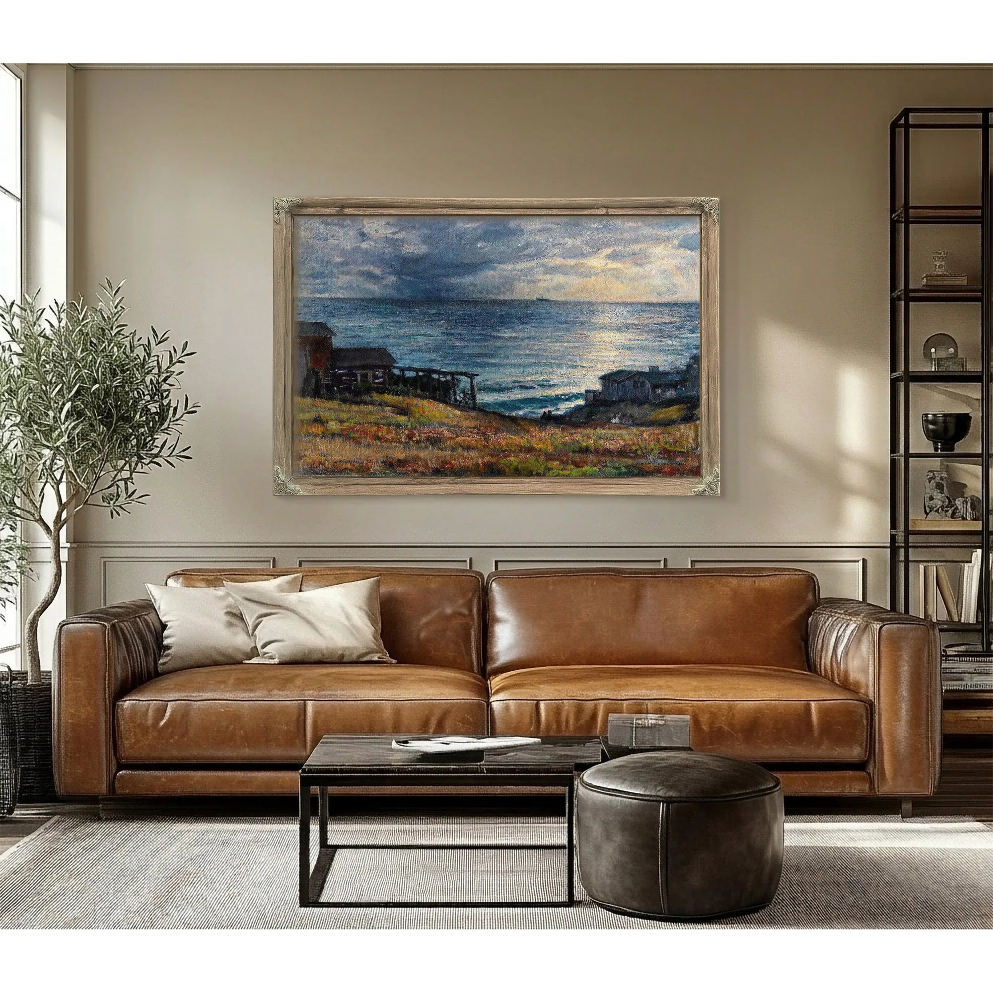 Laguna Coastal Scene By Joseph Kleitsch Fine Art Print